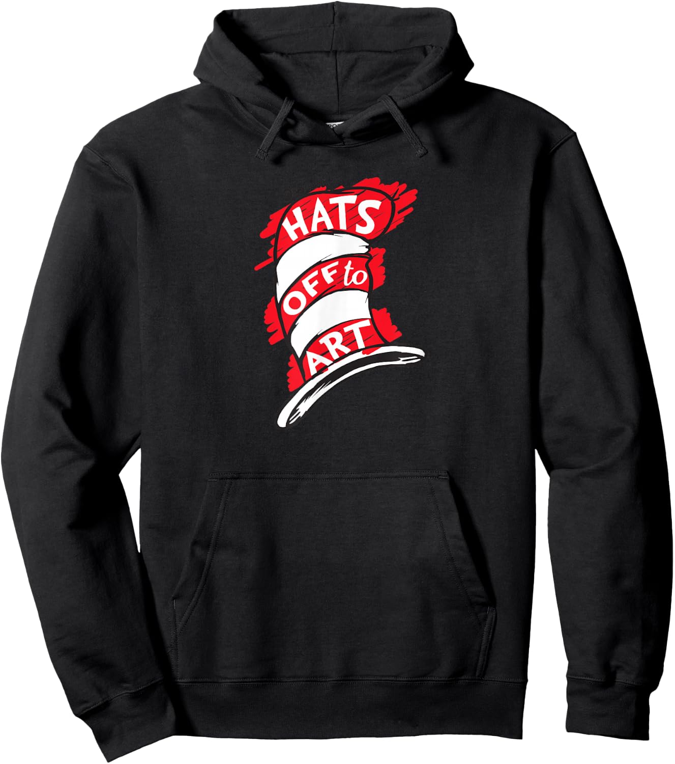 Dr. Seuss Hats Off To Art Hoodie - Hoodie | Black
