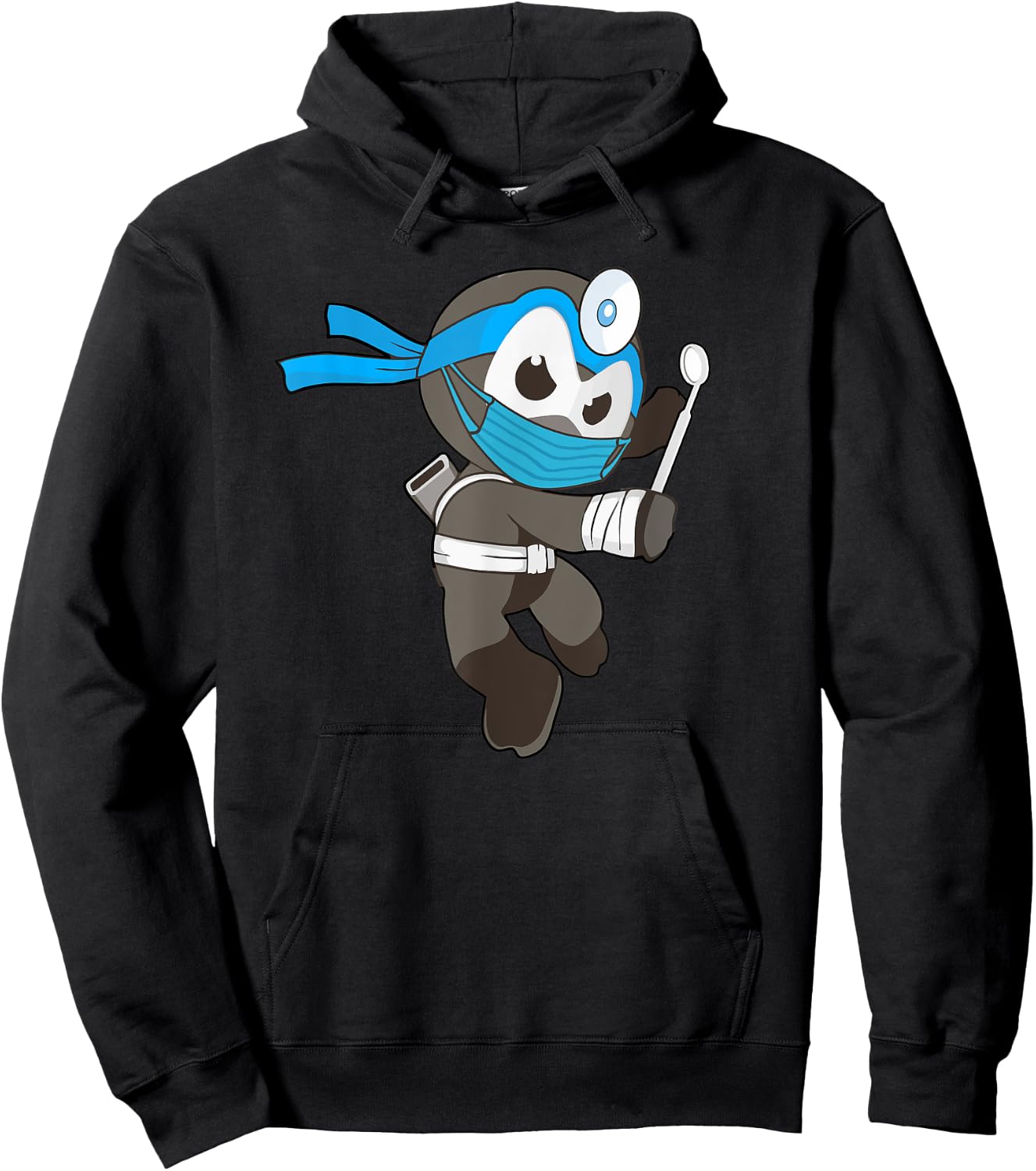 Ninja Dentist Martial Arts Orthodontist Hoodie - Hoodie | Black