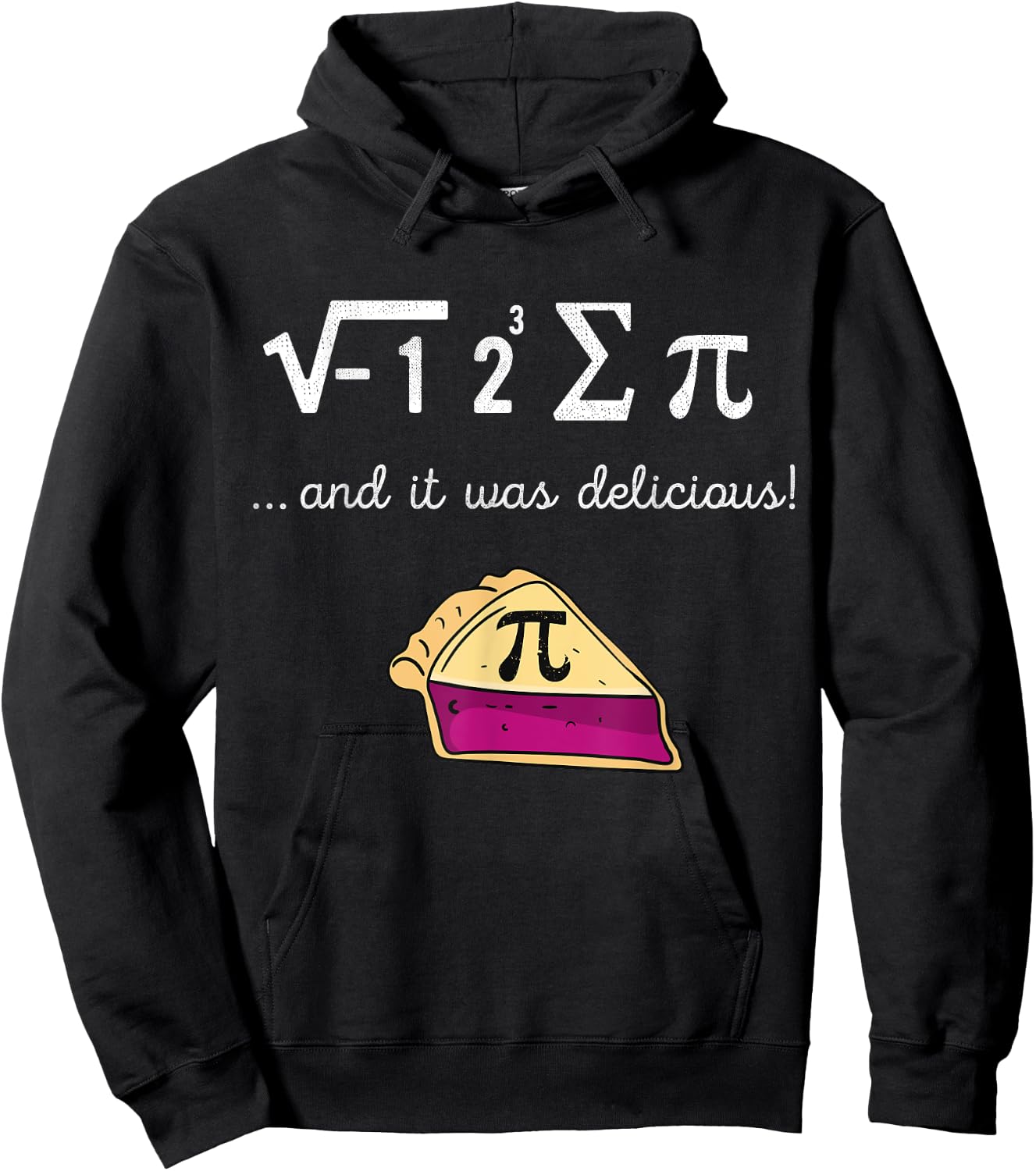 Funny I Ate Sum Pie Math Equation Pi Day Shirt Teachers Gift Hoodie - Hoodie | Black