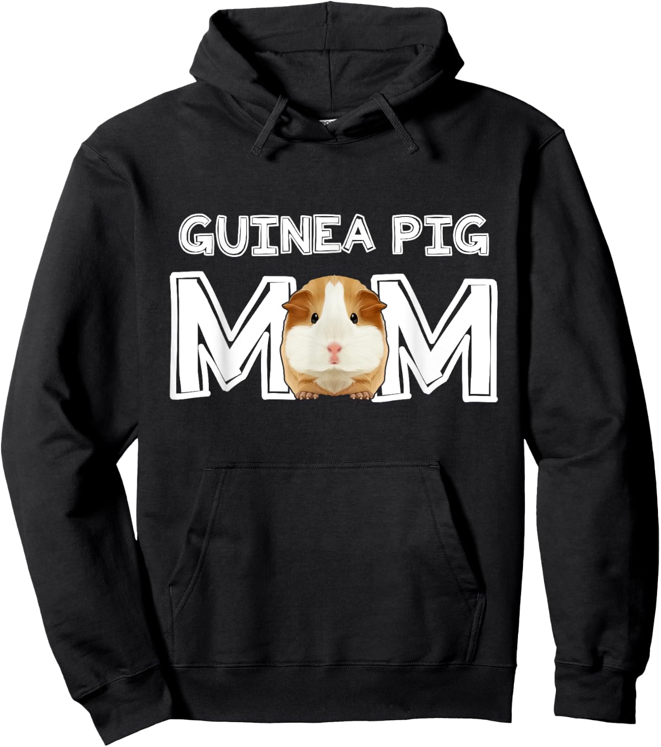 Guinea Pig Mom Costume Clothing Cavy Accessories Guinea Pig Hoodie - Hoodie | Black