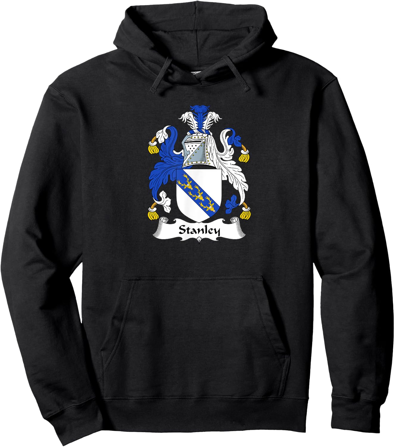 Stanley Coat of Arms - Family Crest Shirt Hoodie - Hoodie | Black