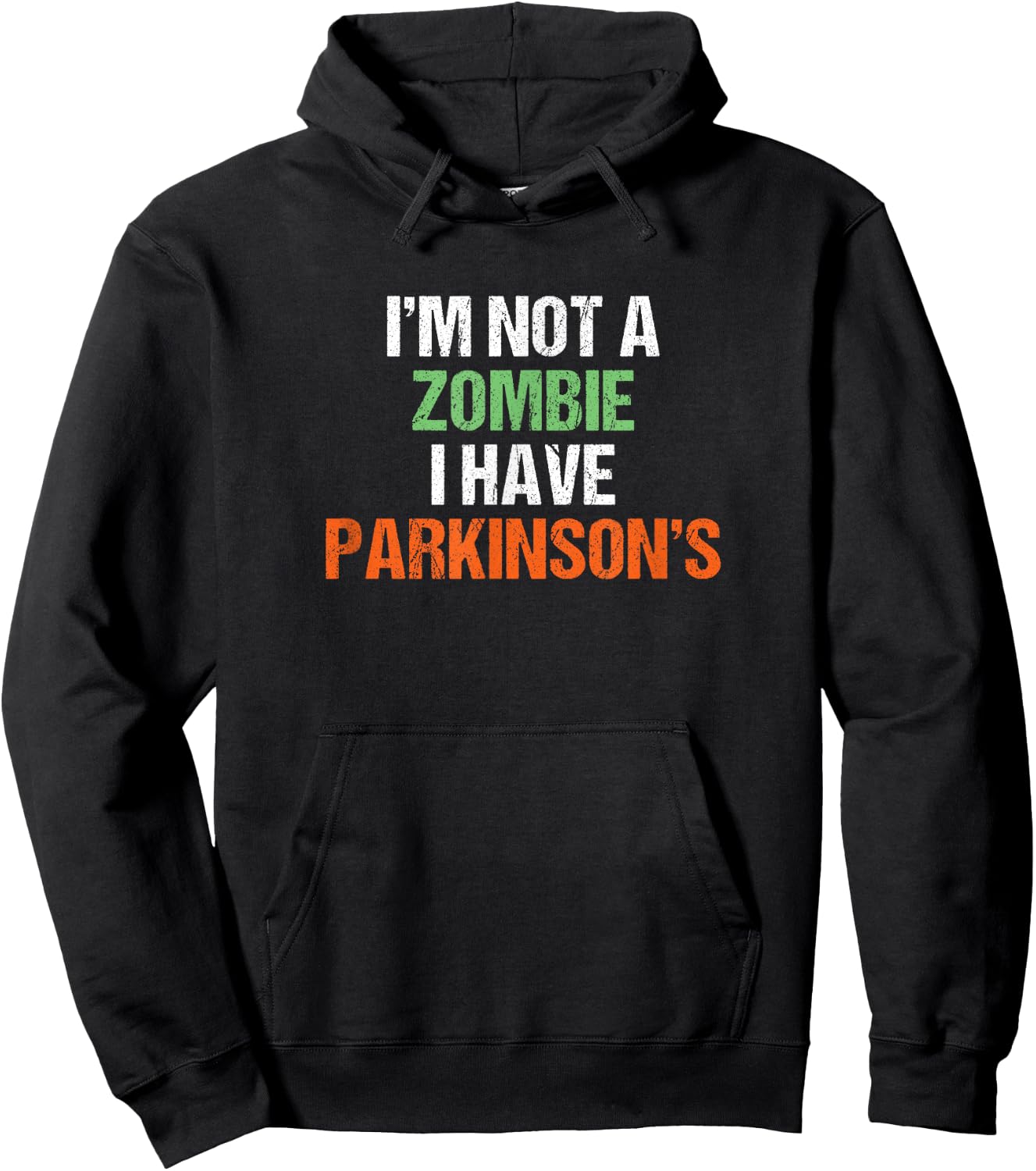 Parkinsons Funny Halloween Costume Men Women Parkinson Hoodie - Hoodie | Black