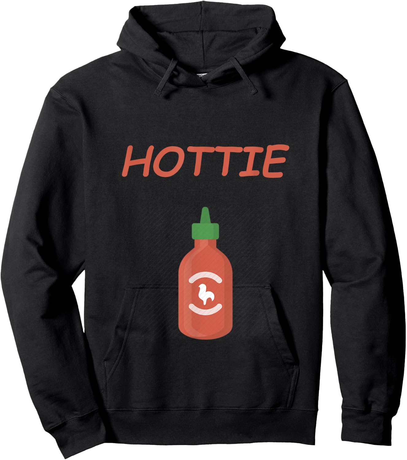 Funny Hottie - Cute Awesome Gift Hoodie - Hoodie | Black
