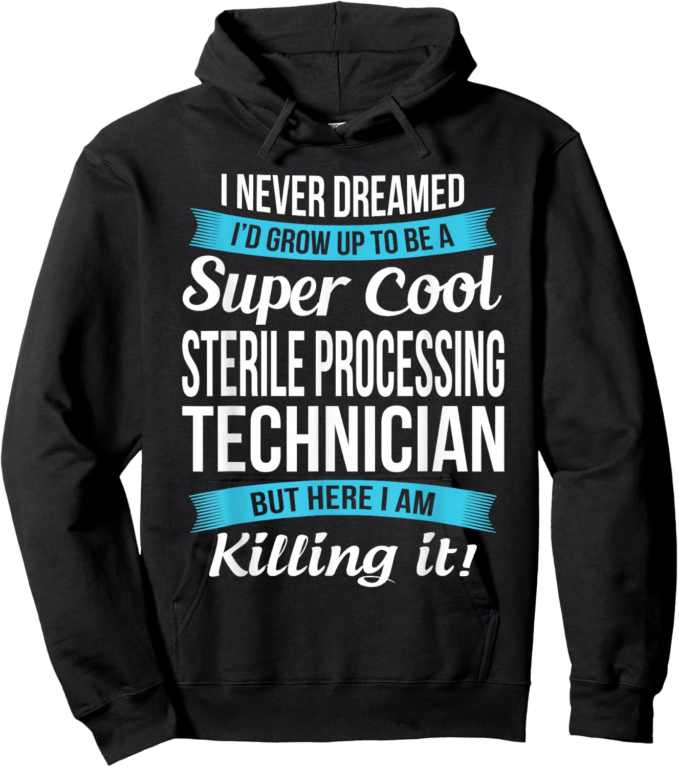 Funny Sterile Processing Technician Gift Hoodie - Hoodie | Black