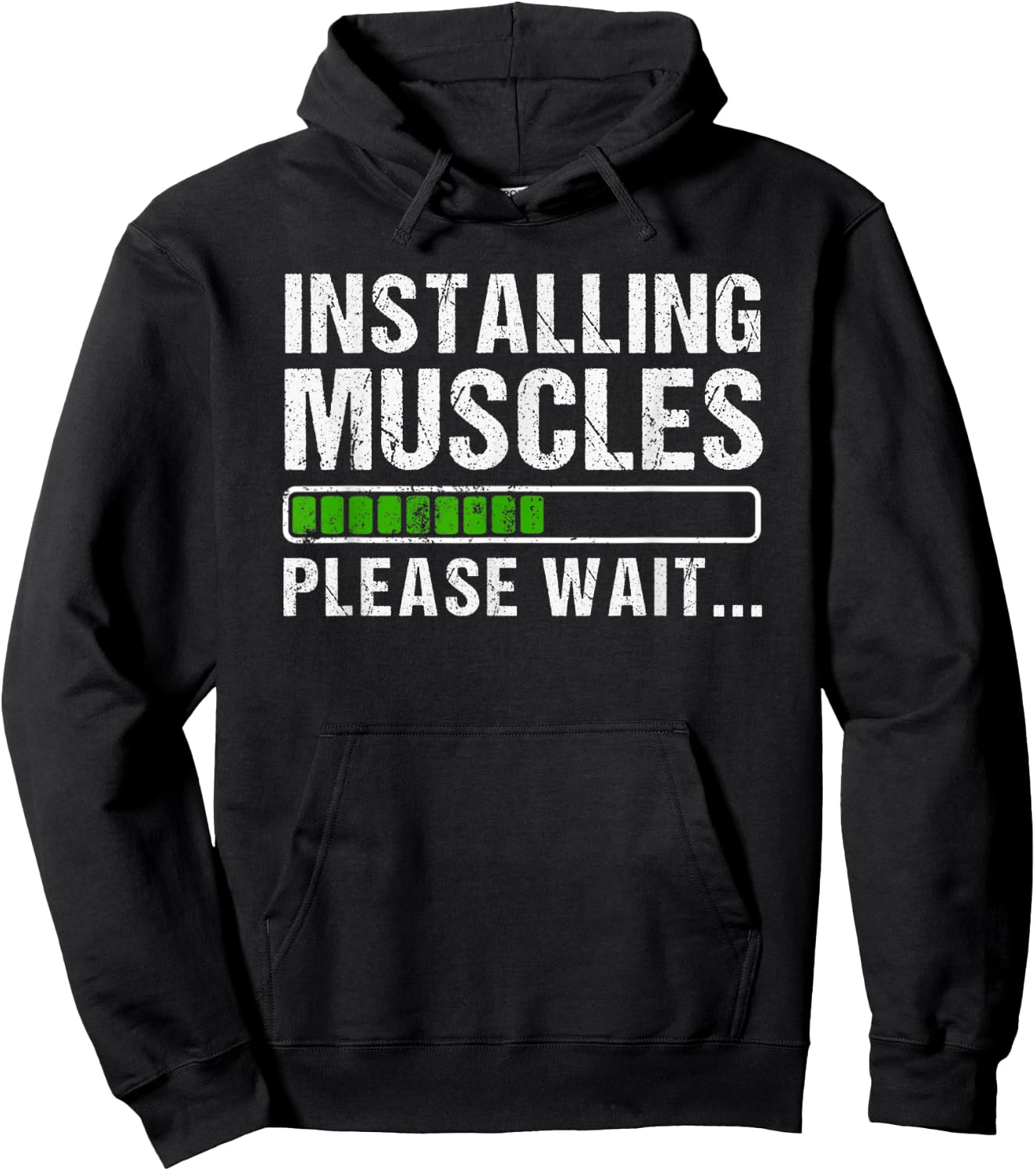 Installing Muscles Hoodie - Hoodie | Black