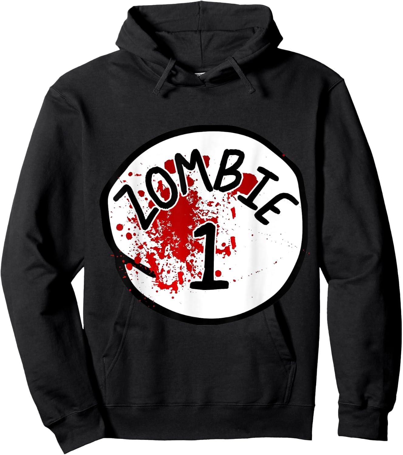Couples Zombie 1 Halloween Costume Hoodie - Hoodie | Black