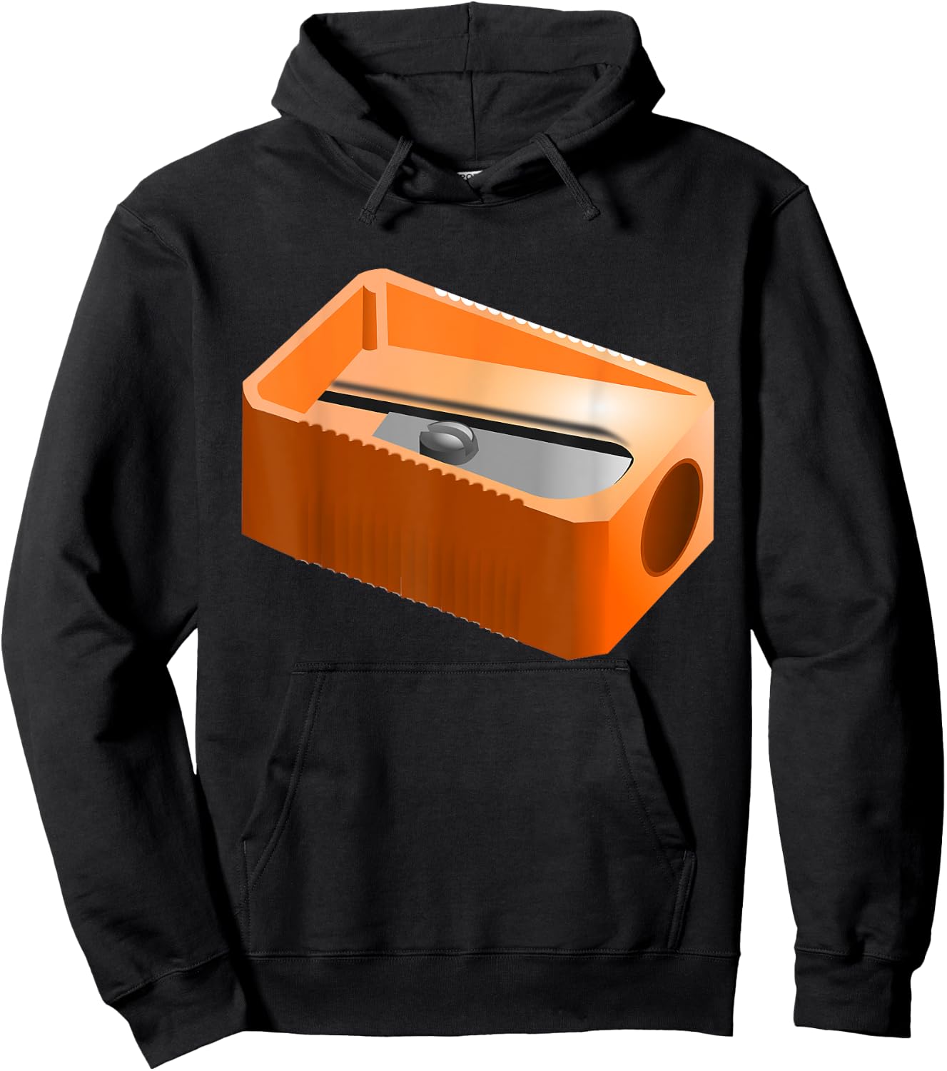 Pencil Sharpener Funny Office School Supplies Costume Shirt Hoodie - Hoodie | Black