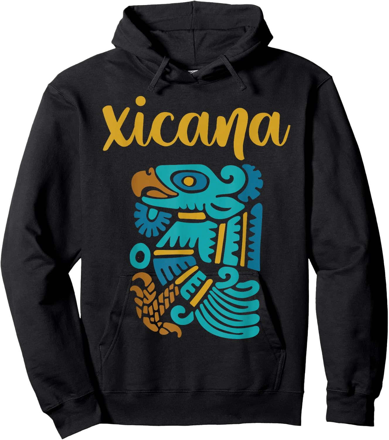 Chicana Mexican American Chicana Shirt Chicano Clothing e Hoodie - Hoodie | Black