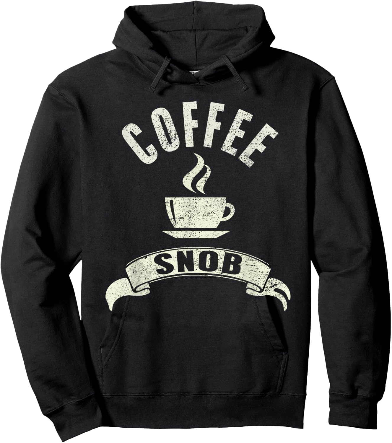 Coffee Snob Hoodie - Hoodie | Black