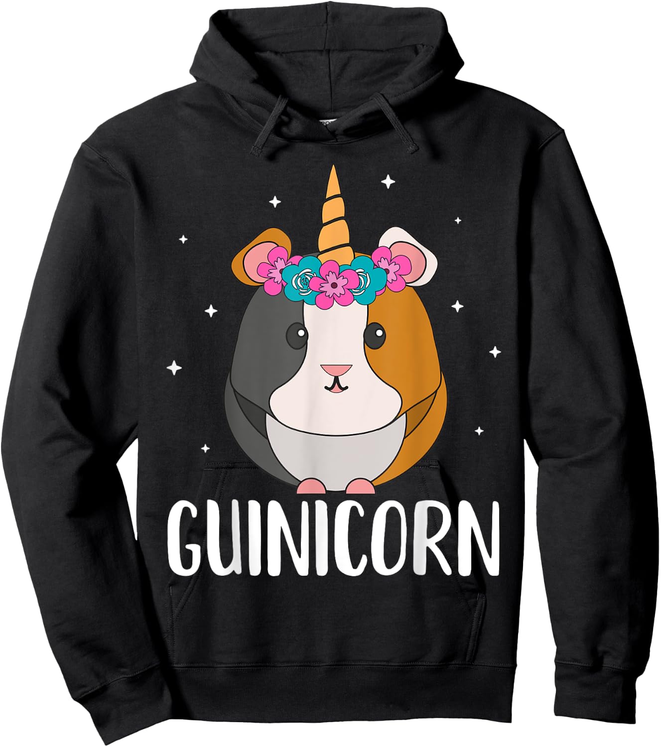 Gunicorn Guinea Pig Pet Owner Gift Hoodie - Hoodie | Black