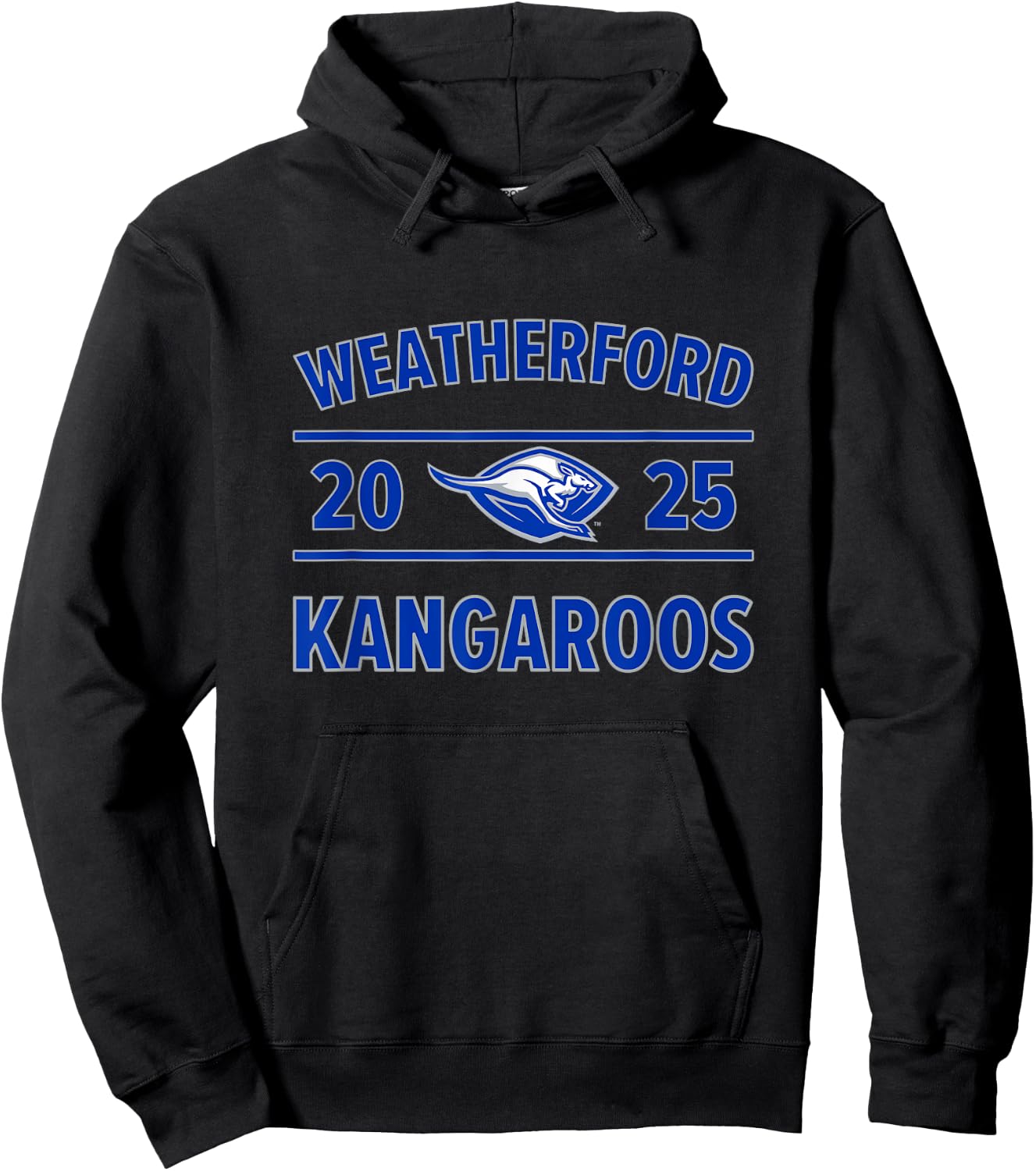 Weatherford Kangaroos Logo 2025 HS Hoodie - Hoodie | Black