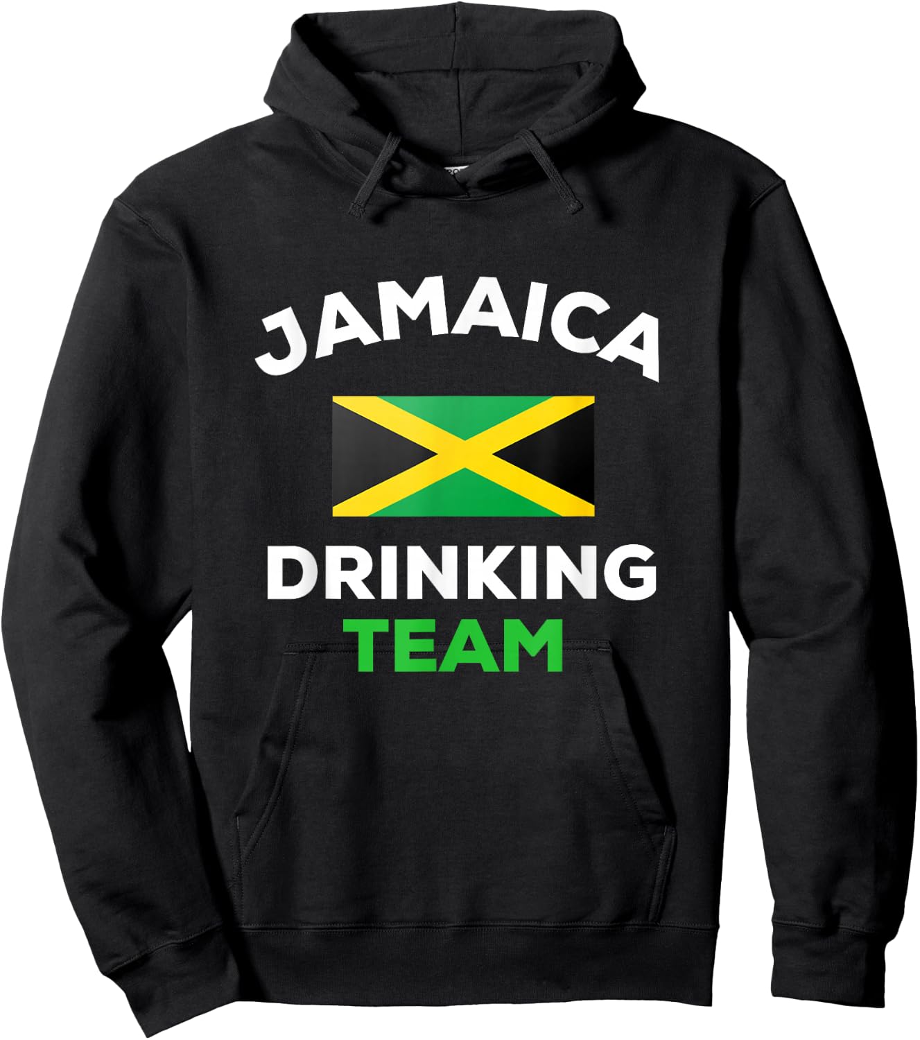 Jamaica Drinking Team Jamaican Drunk Country Beer Flag Hoodie - Hoodie | Black
