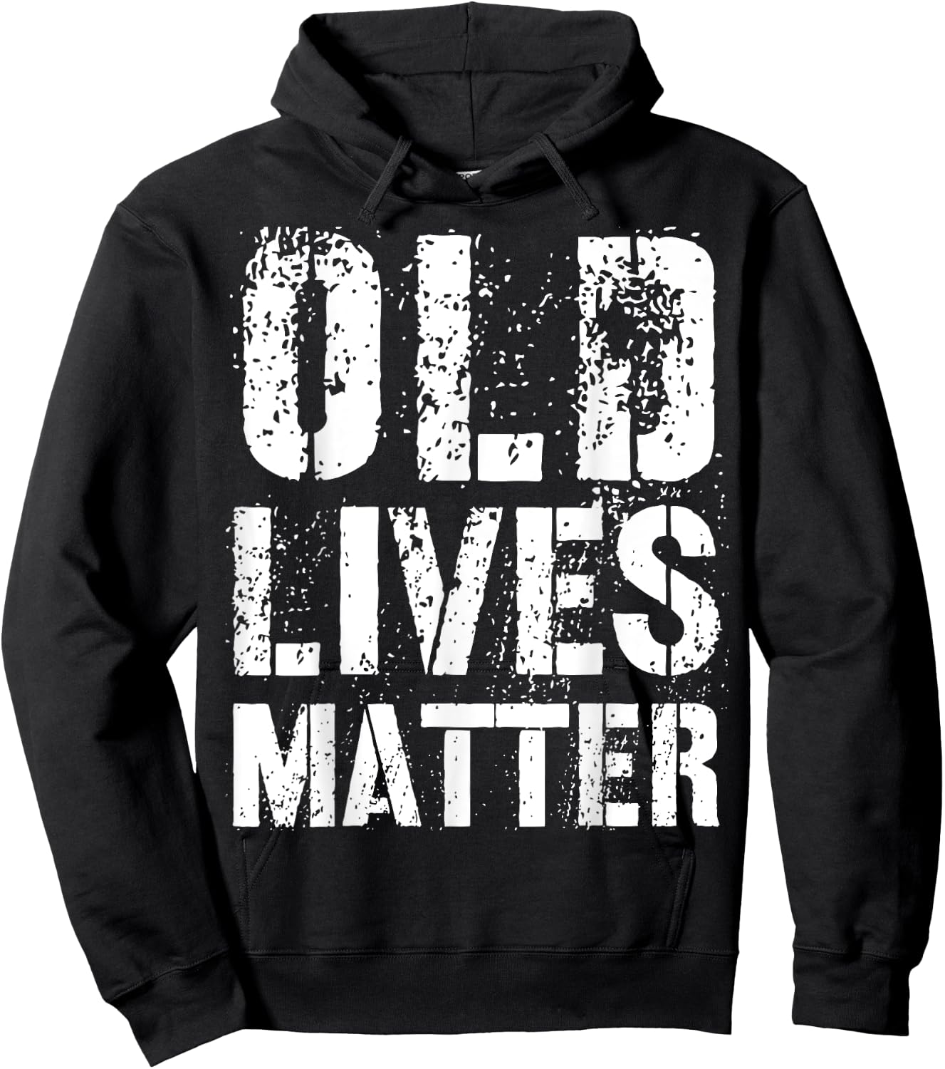 Old Lives Matter Shirt - Great Birthday Anniversary Gift Hoodie - Hoodie | Black