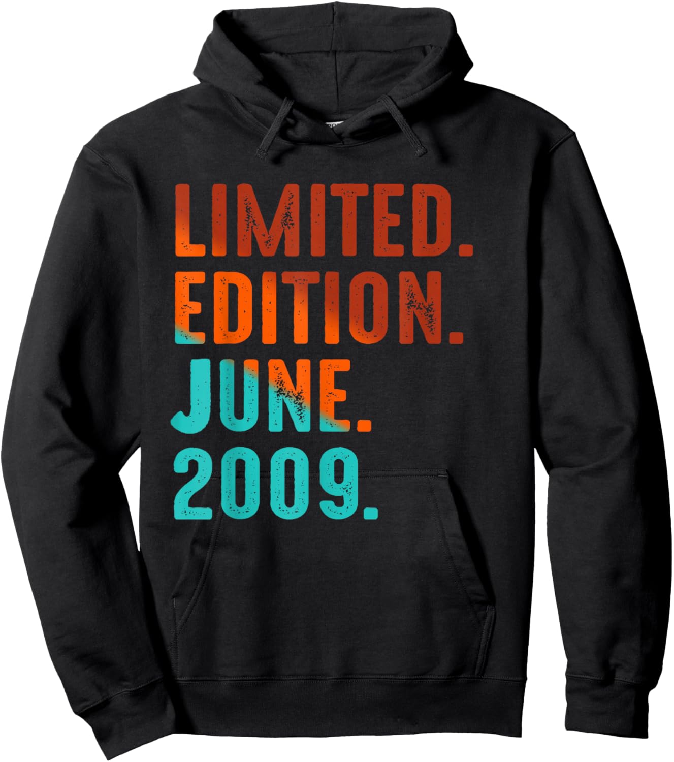 Limited Edition June 2009 Birthday Hoodie - Hoodie | Black