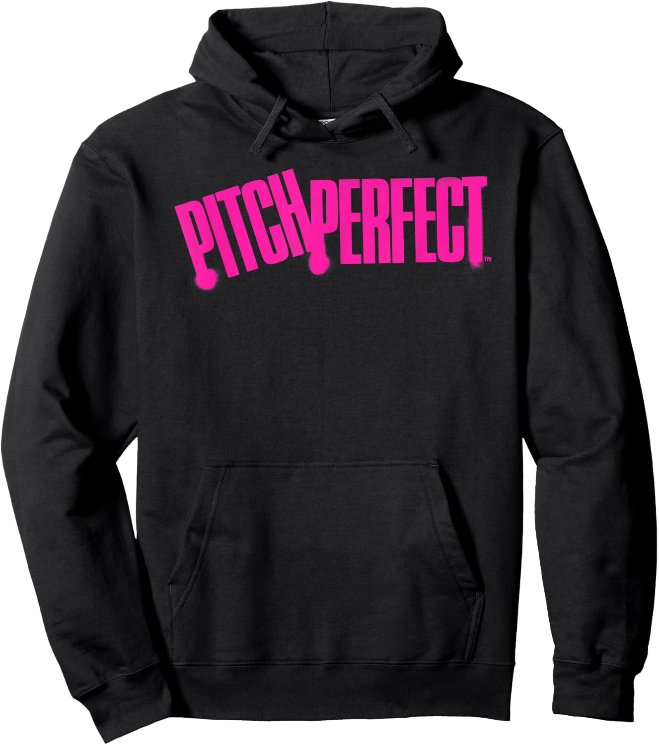 Pitch Perfect Pink Spray Paint Hoodie - Hoodie | Black
