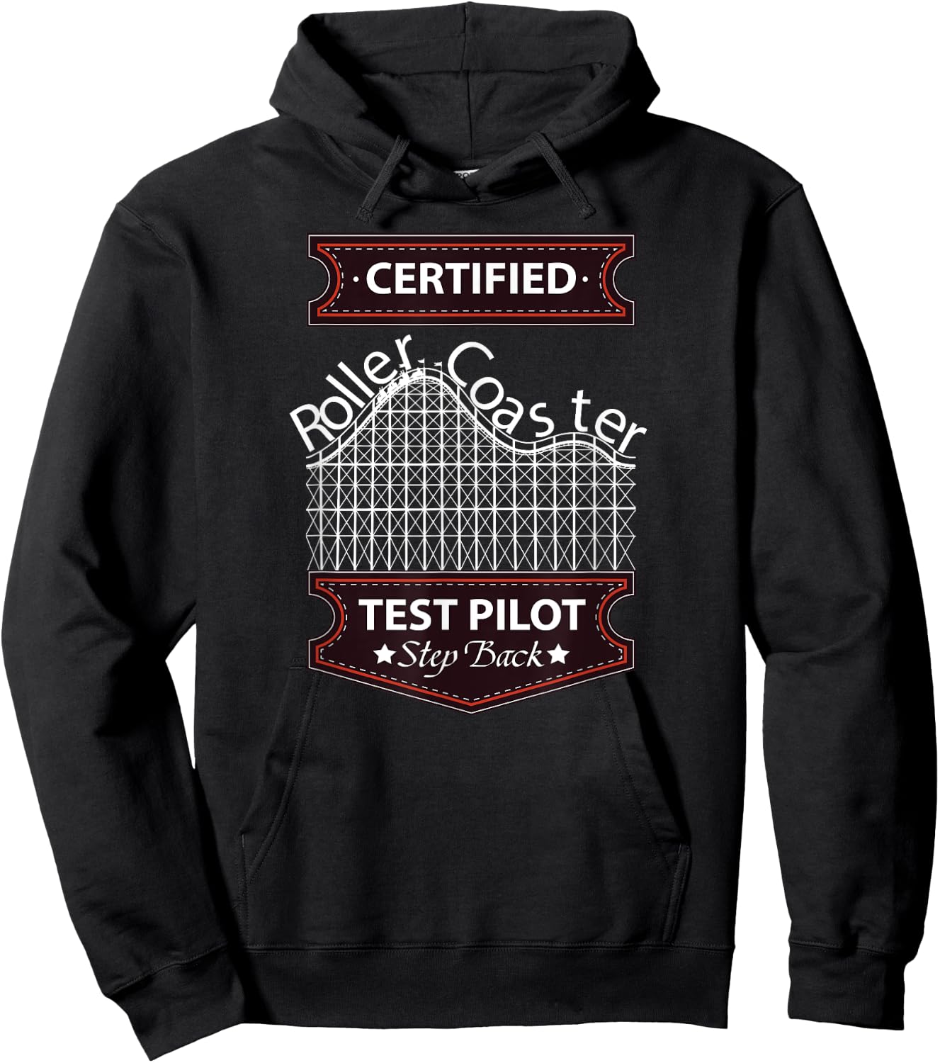 Funny Roller Coaster Hoodie - Hoodie | Black