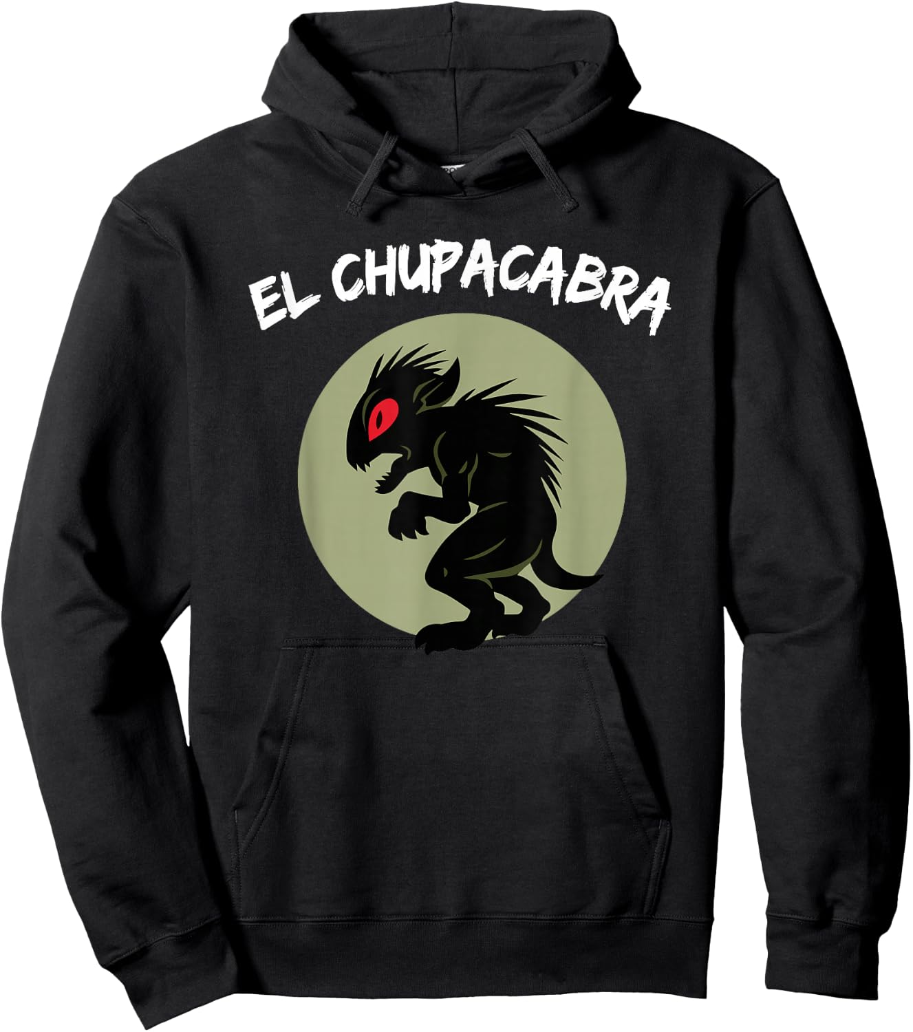 Funny Mexican El Chupacabra Cryptid Lover Hoodie - Hoodie | Black