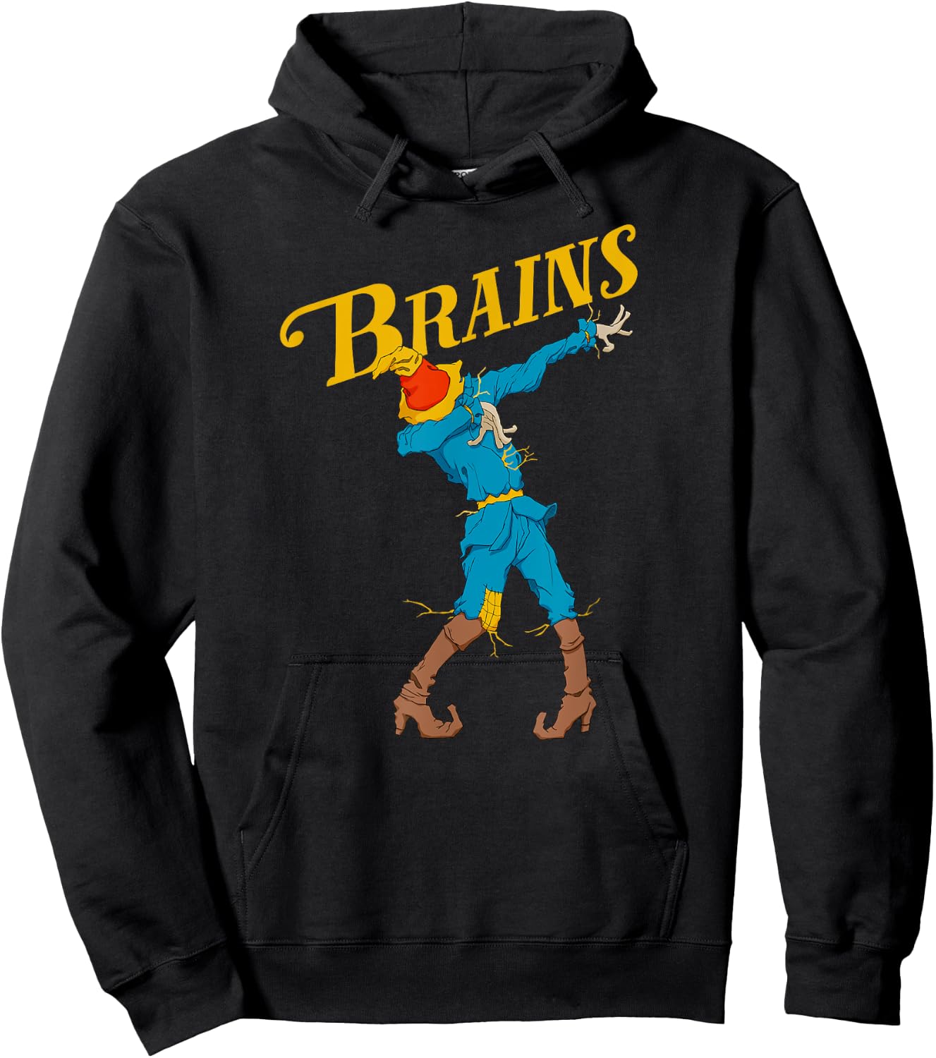 OZ Scarecrow Brains Shirt Art-Classic Dabbing Wizard Of Oz Hoodie - Hoodie | Black