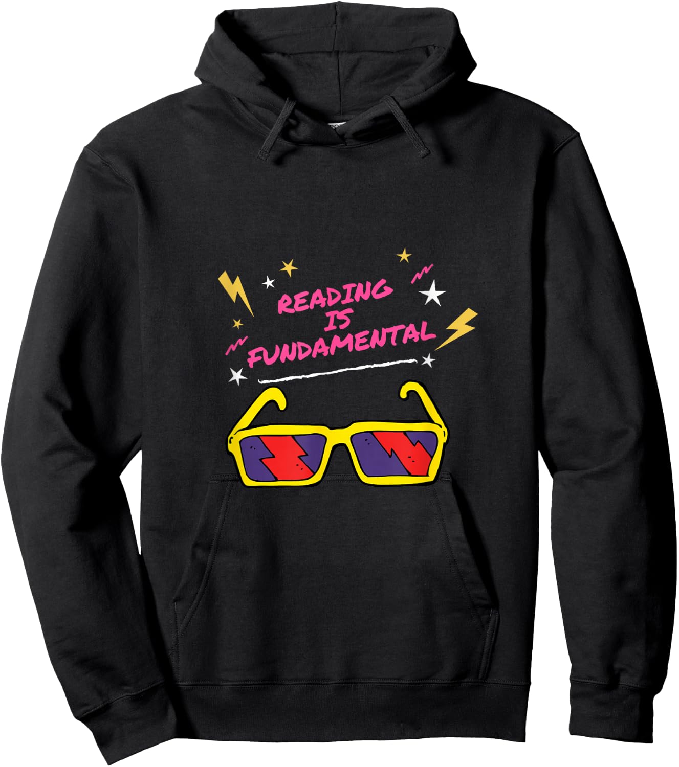 Reading is Fundamental | Retro Book Lover Gifts Hoodie - Hoodie | Black