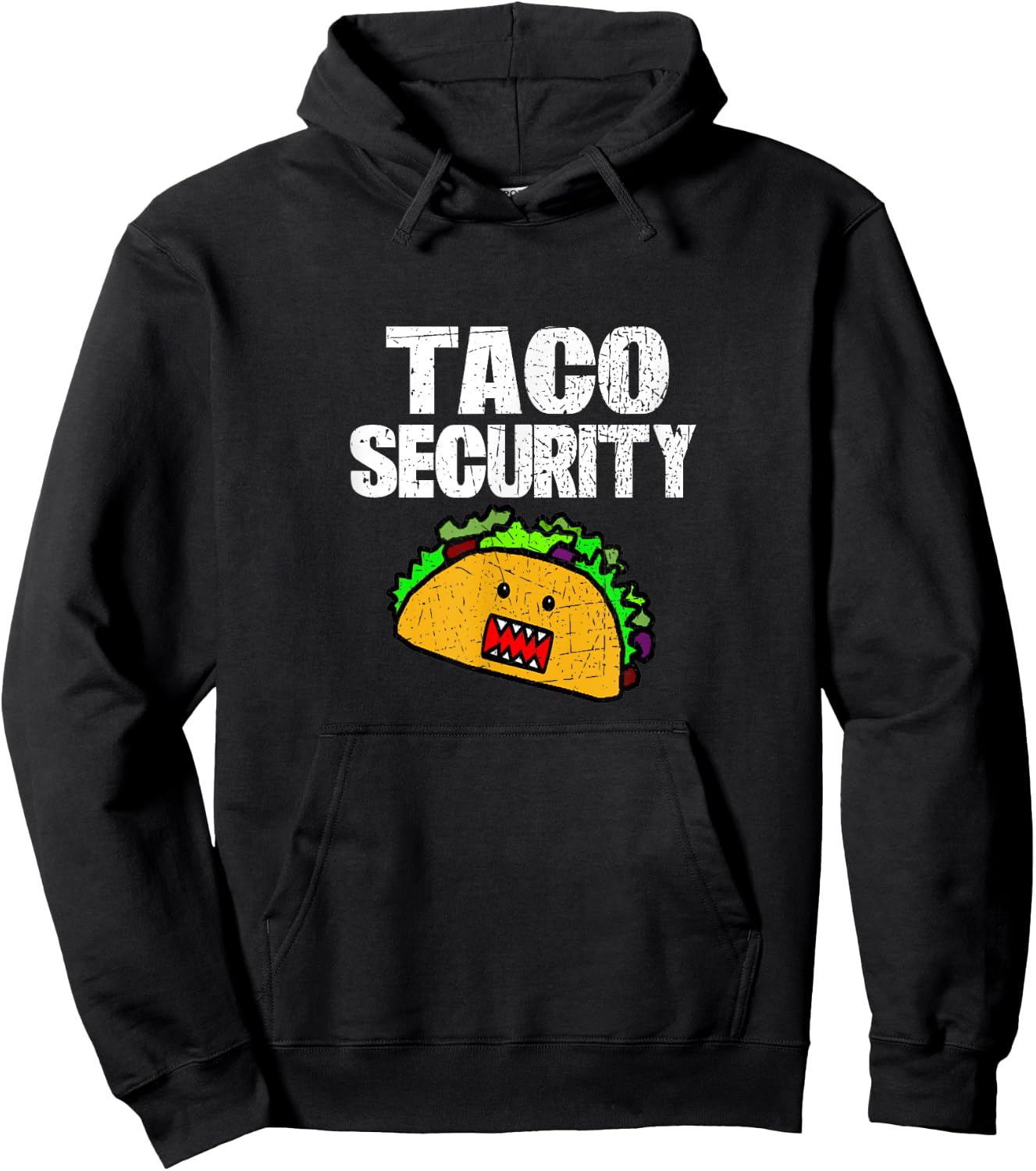 TACO SECURITY Funny Cinco de Mayo Shirt - Police Officer Hoodie - Hoodie | Black