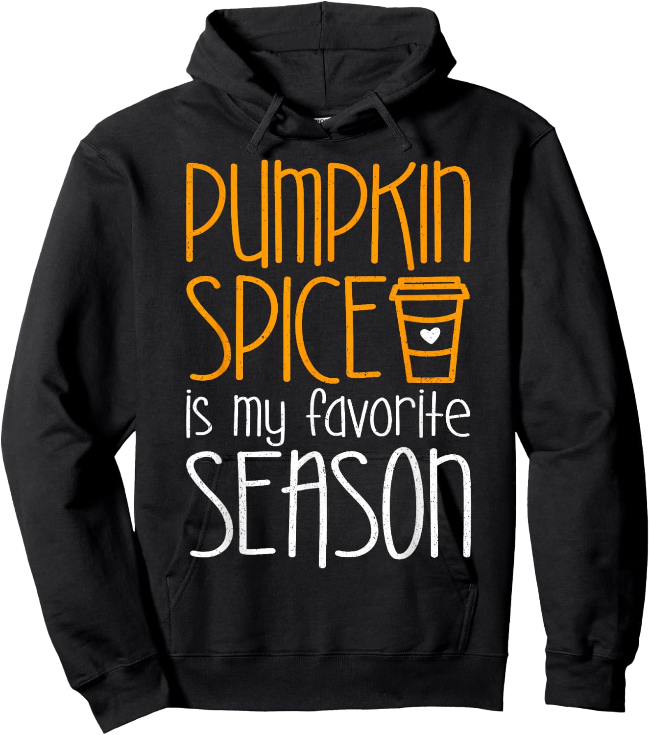 Pumpkin Spice Is My Favorite Season Shirt Men Women Kids Hoodie - Hoodie | Black