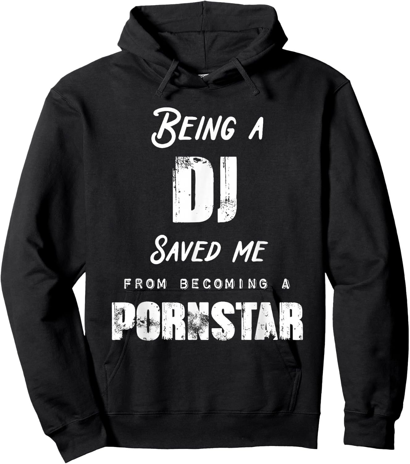 Funny Being a Nurse Saved Me From Becoming a Pornstar Gift Hoodie - Hoodie | Black