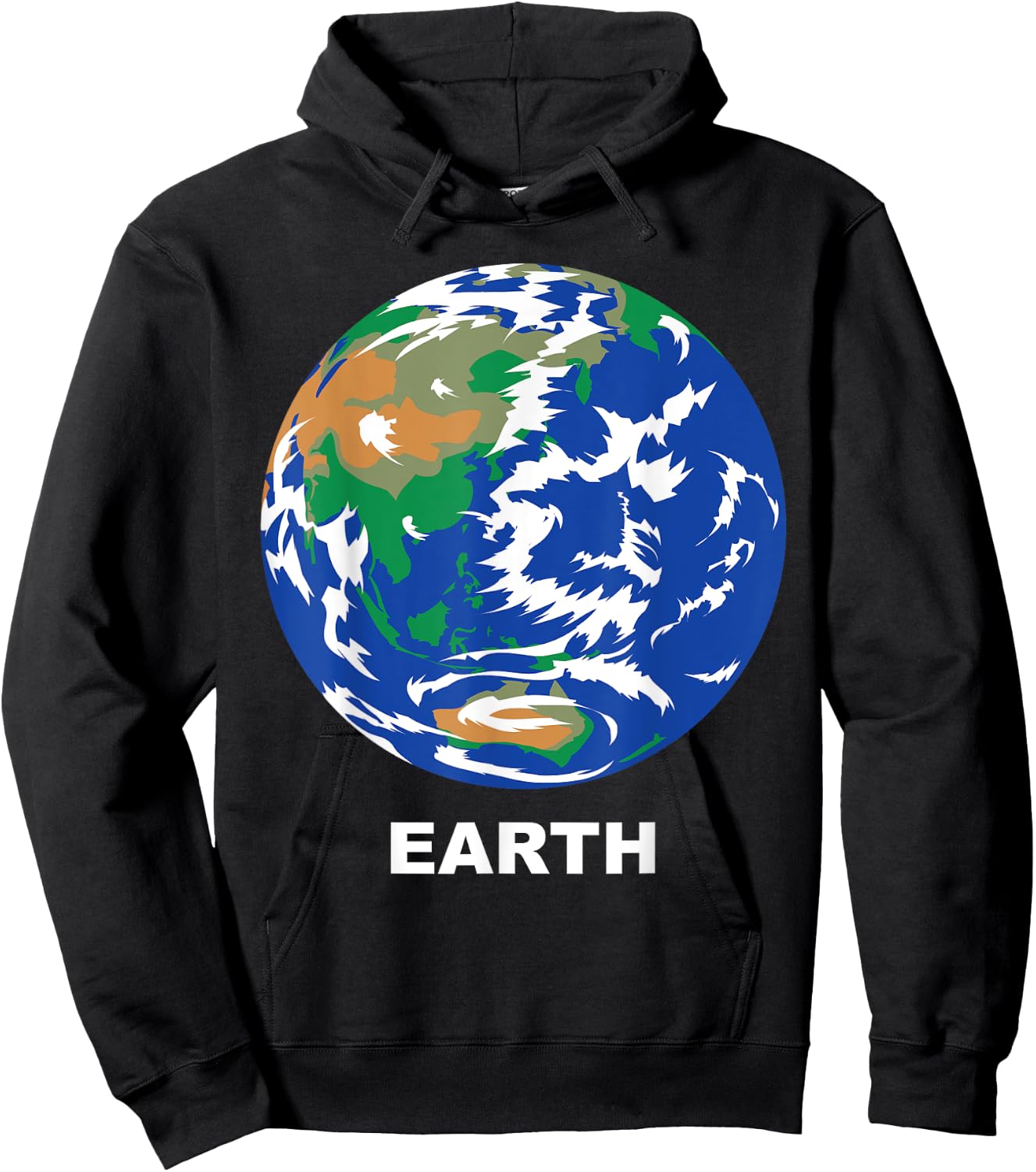 Solar System Group Costumes - Earth Terrestrial Planet Hoodie - Hoodie | Black