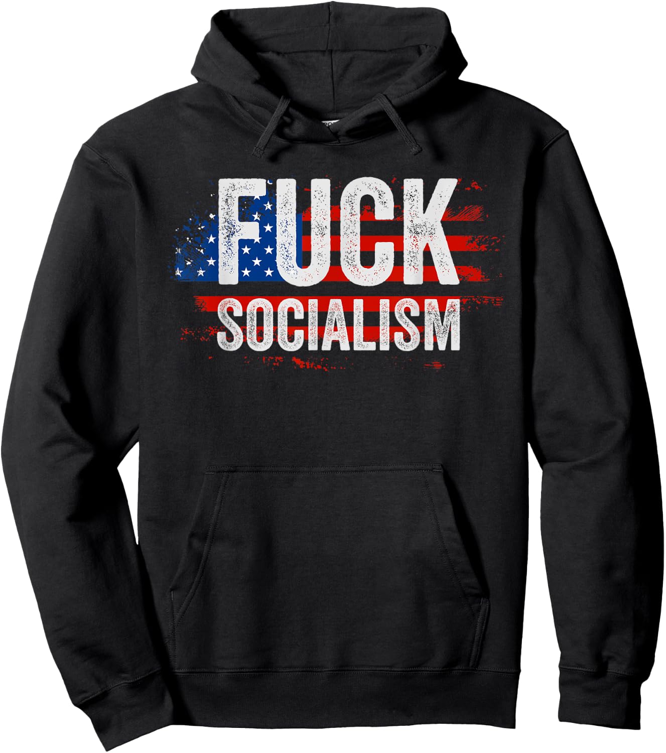 Socialism Sucks Anti Socialist Pro Conservative Hoodie - Hoodie | Black