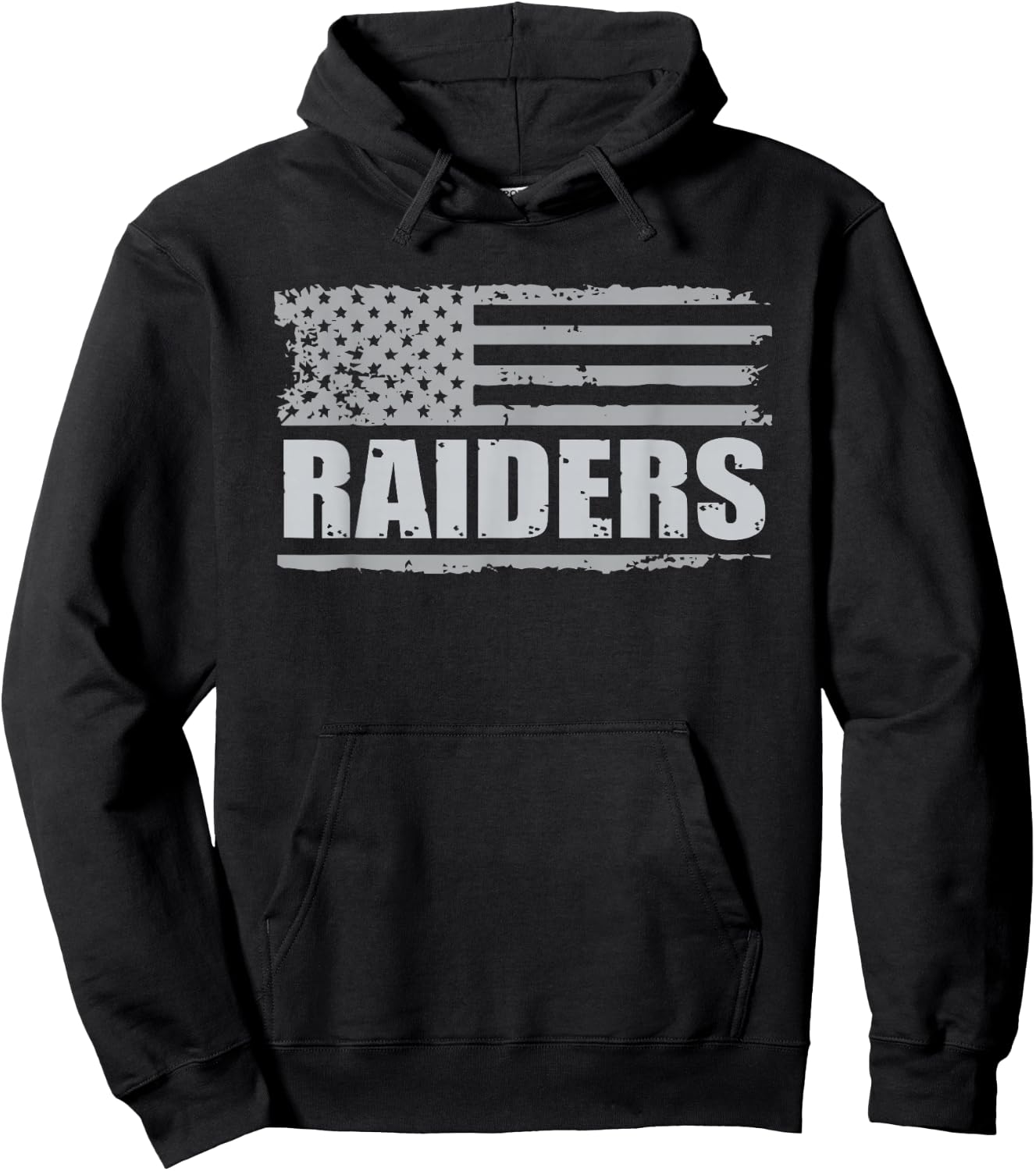 Raiders Heart Name Vintage Retro Gift Men Women Boy Girl Hoodie - Hoodie | Black