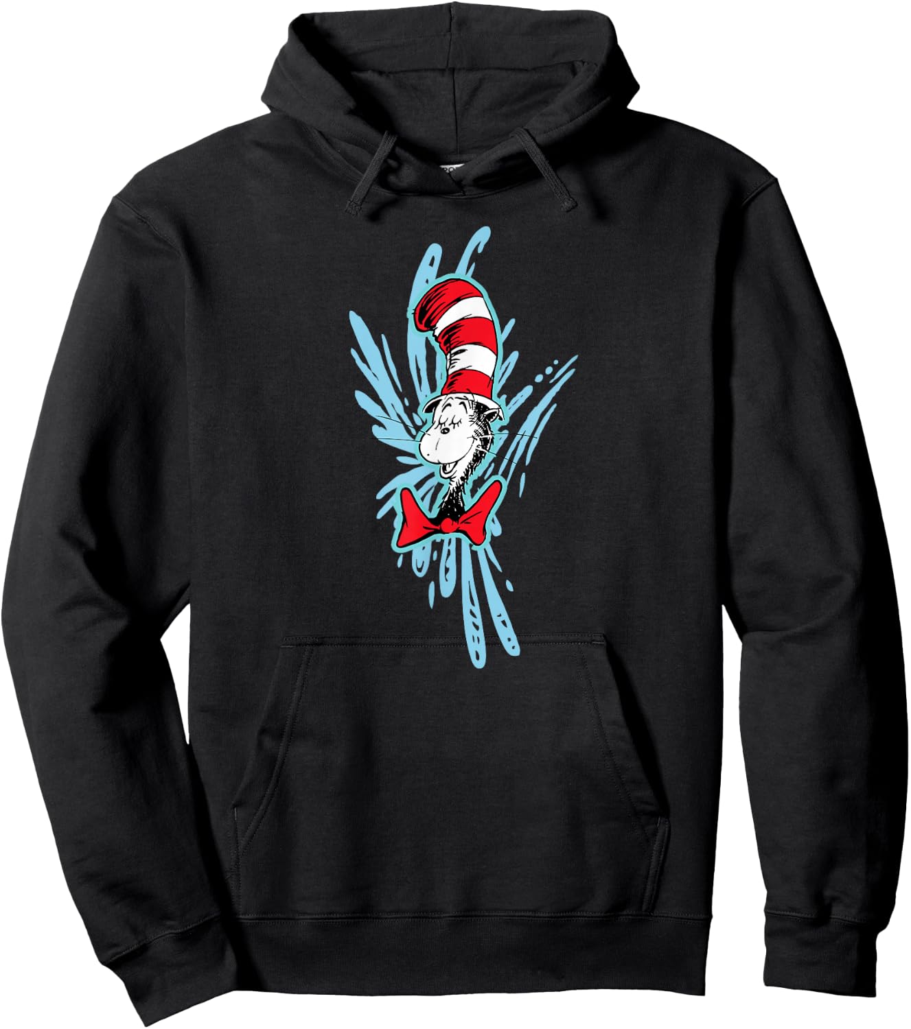 Dr. Seuss The Cat in The Hat Splash Hoodie - Hoodie | Black