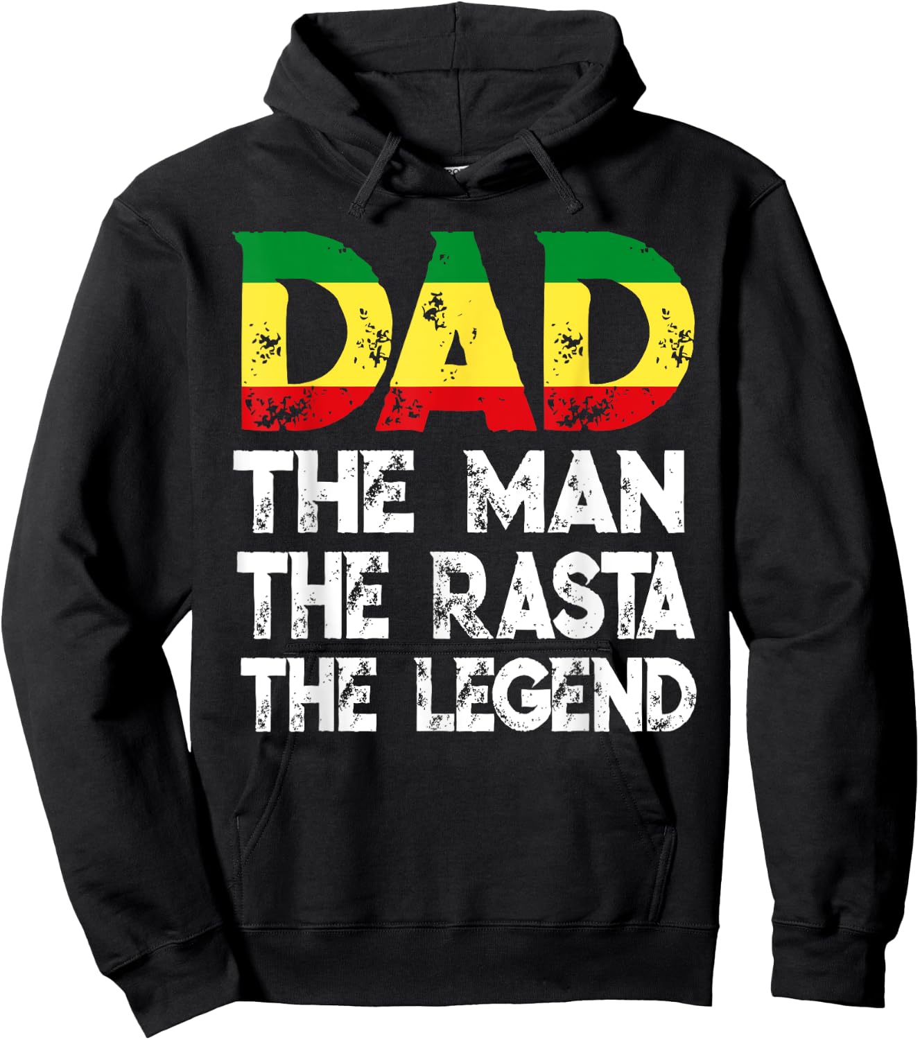 Storecastle: Dad The Rasta The Legend Father's Day Hoodie - Hoodie | Black