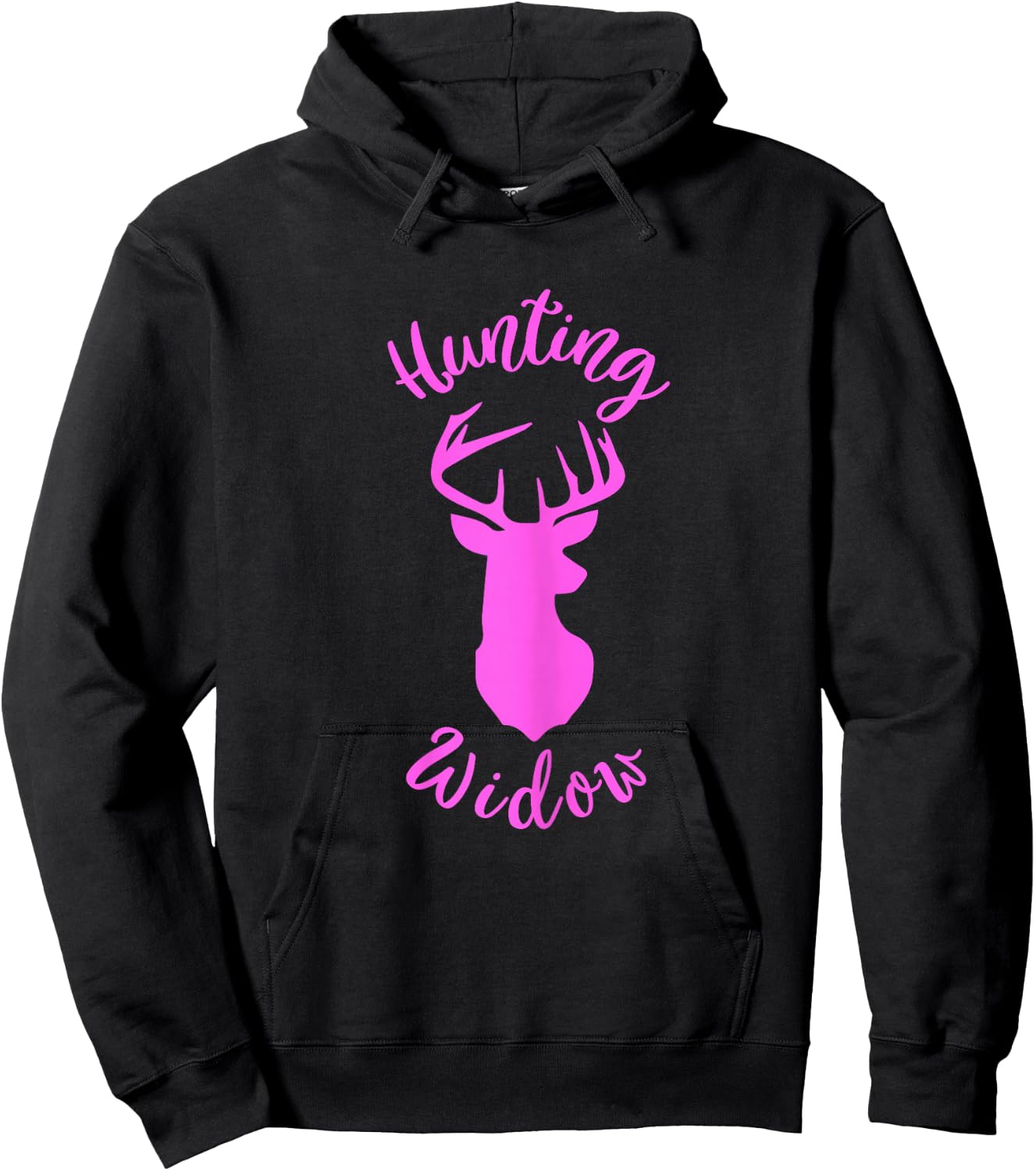 Hunting Widow - Funny Hunter's Widow Hoodie - Hoodie | Black
