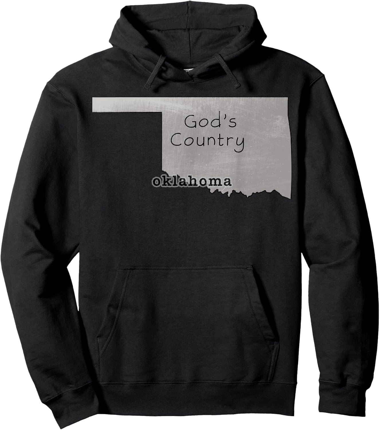 Oklahoma OK is God's Country Hoodie - Hoodie | Black