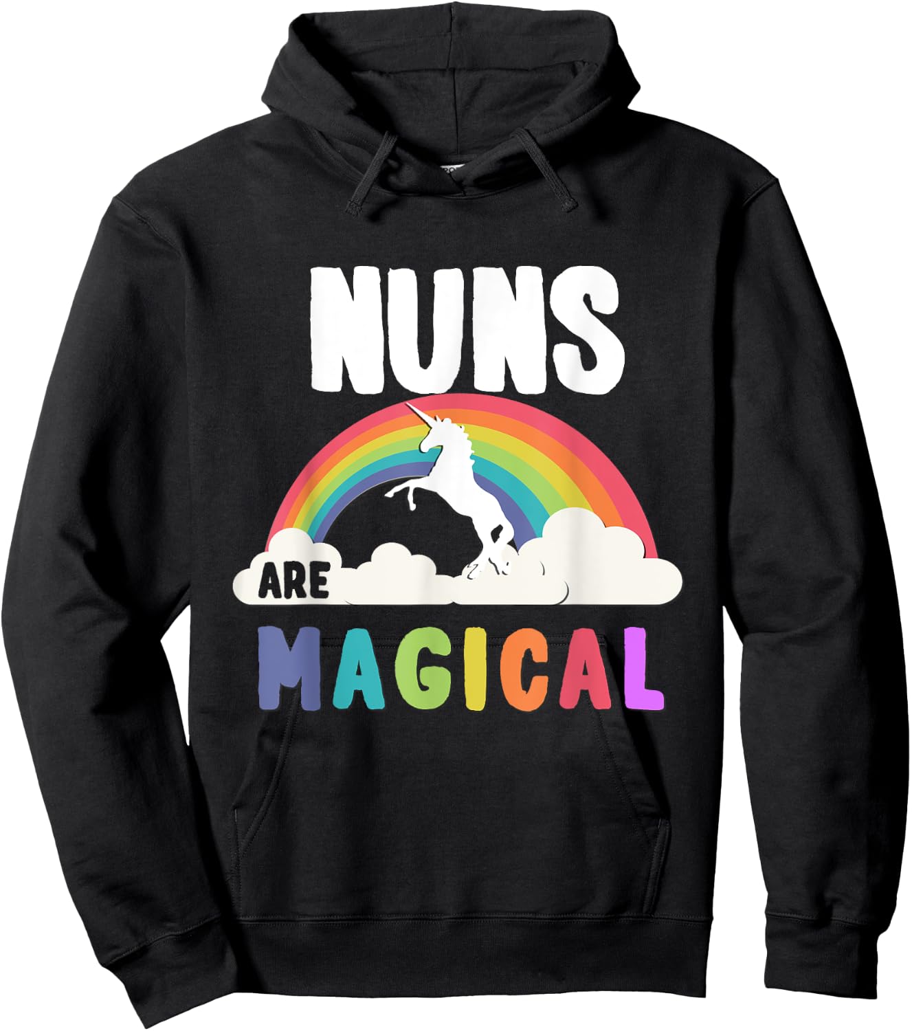 Nuns Are Magical Hoodie - Hoodie | Black