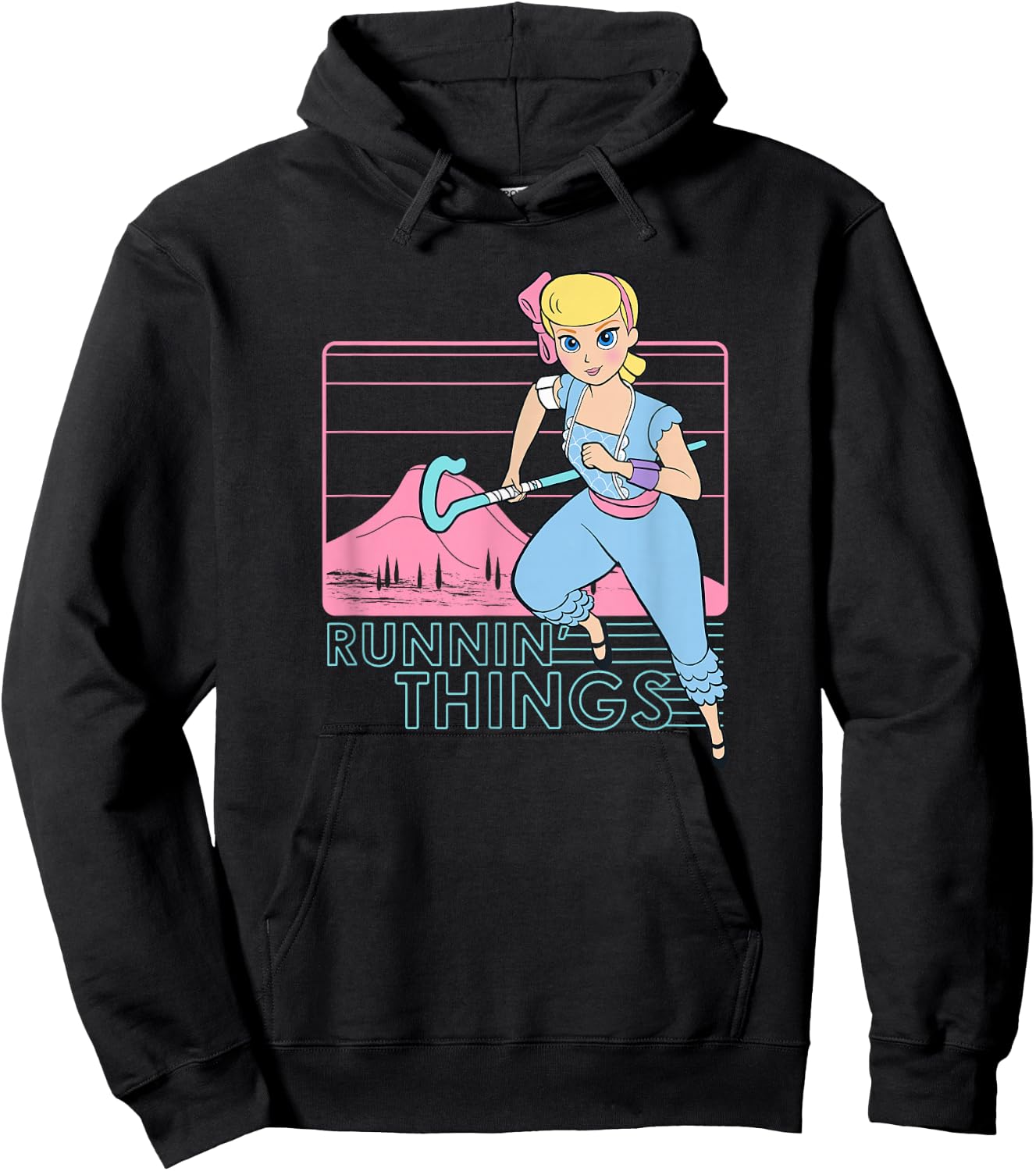 Disney Pixar Toy Story 4 Bo Peep Runnin' Things Hoodie - Hoodie | Black