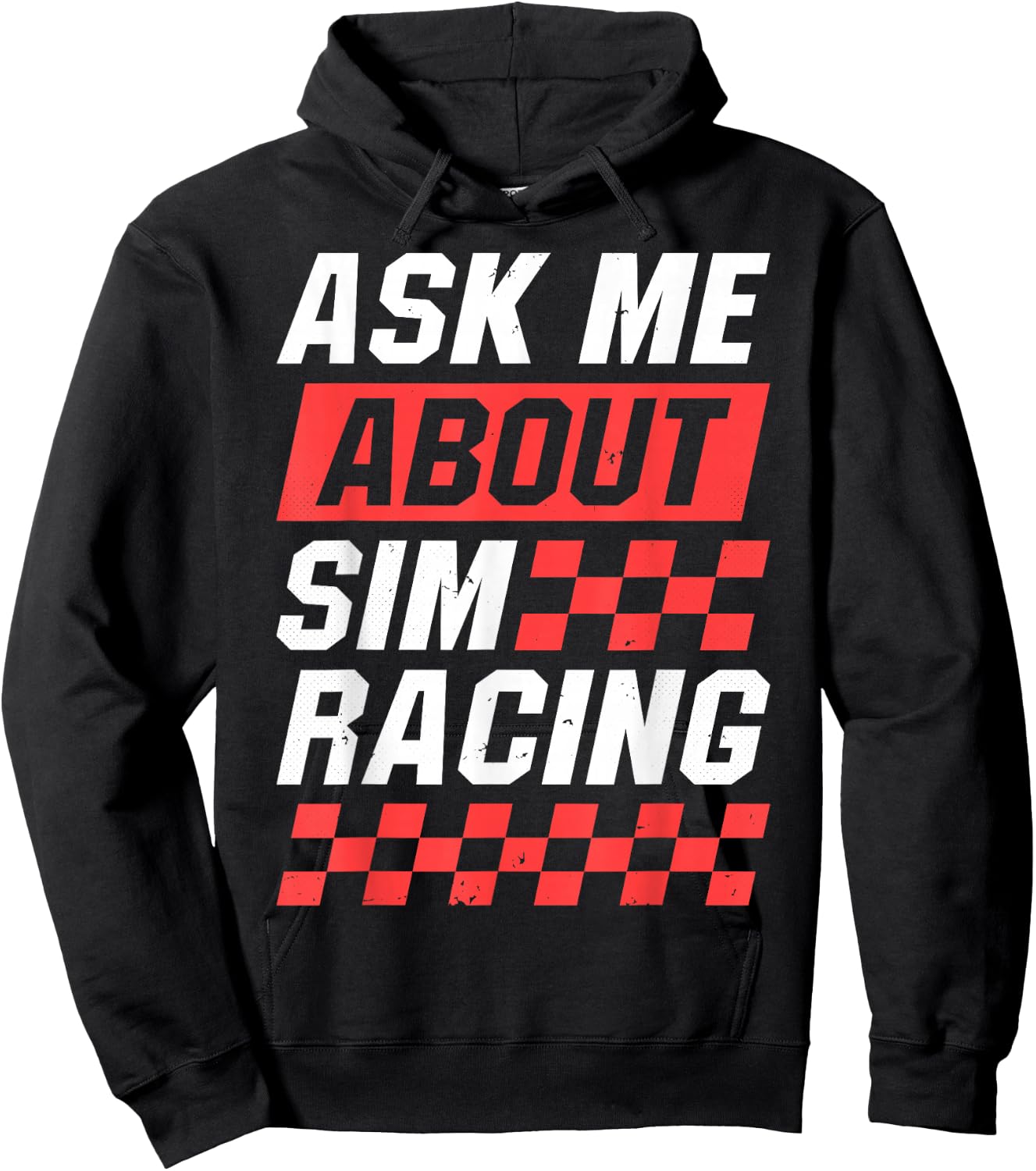 Sim Racer Car Race Gaming Simulation - Sim Racing Hoodie - Hoodie | Black