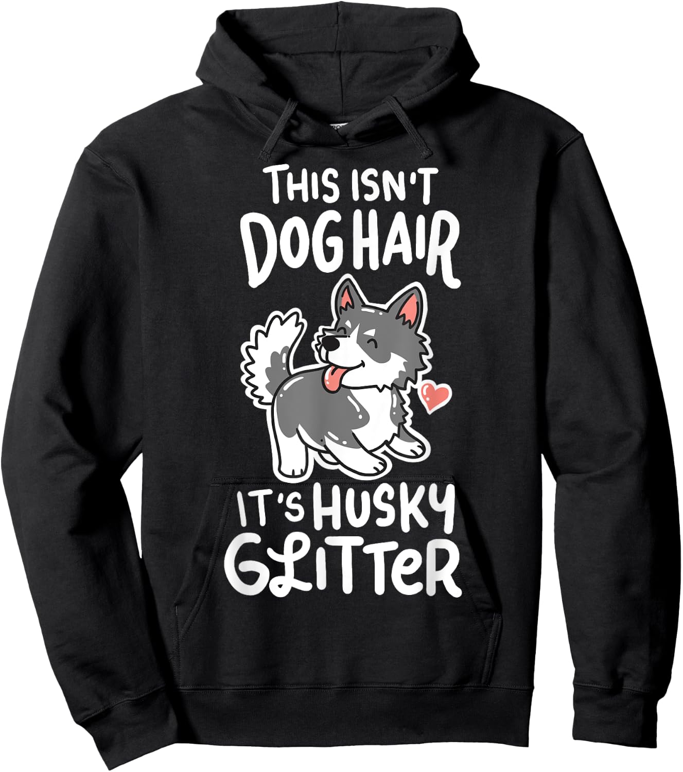 Awesome Siberian Husky Owner Gifts -Adults Black Small Modern Letter Print Hoodie - Hoodie | Black