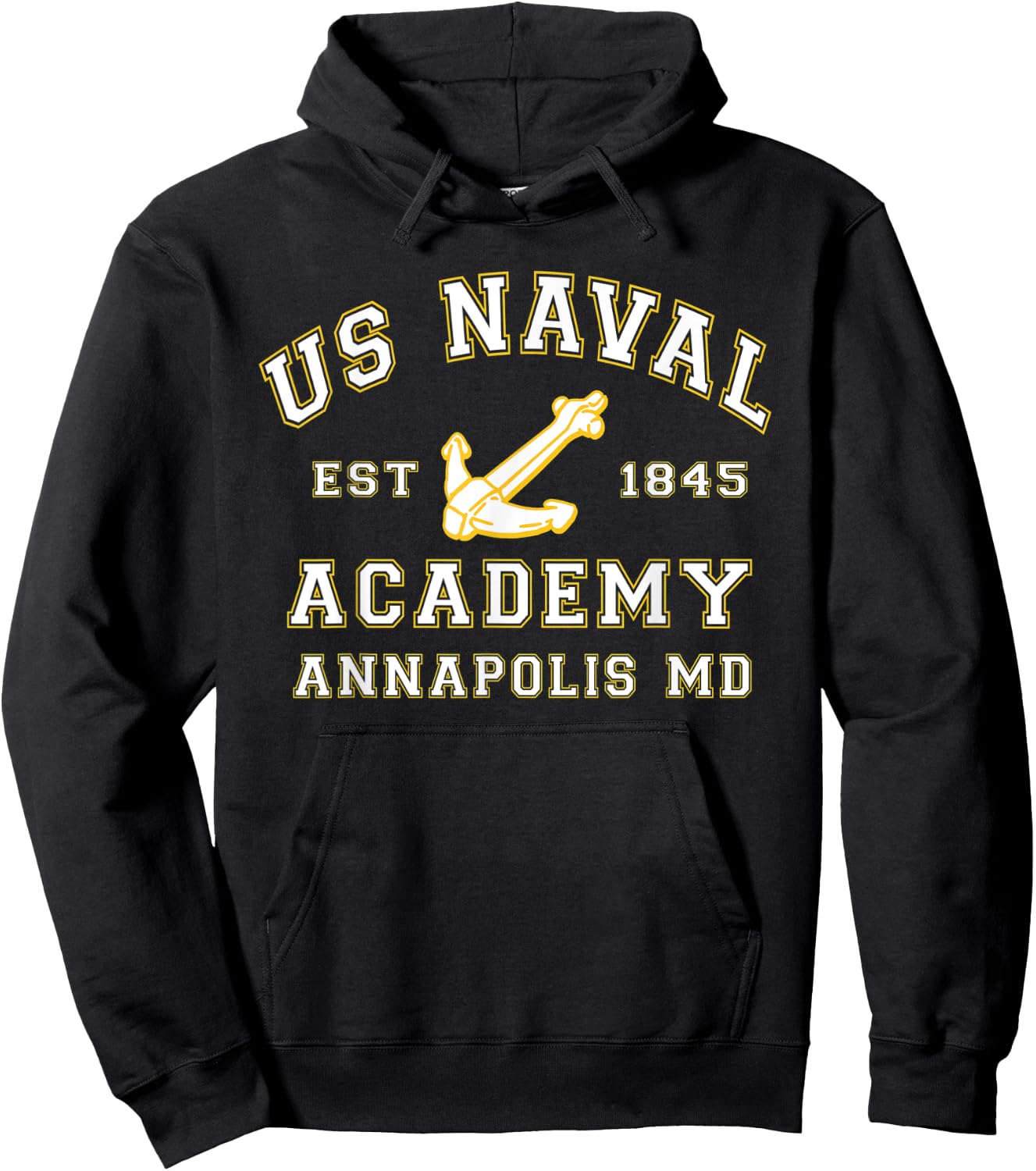 United States Naval Academy Annapolis Md Shirt by RangerTees Hoodie - Hoodie | Black