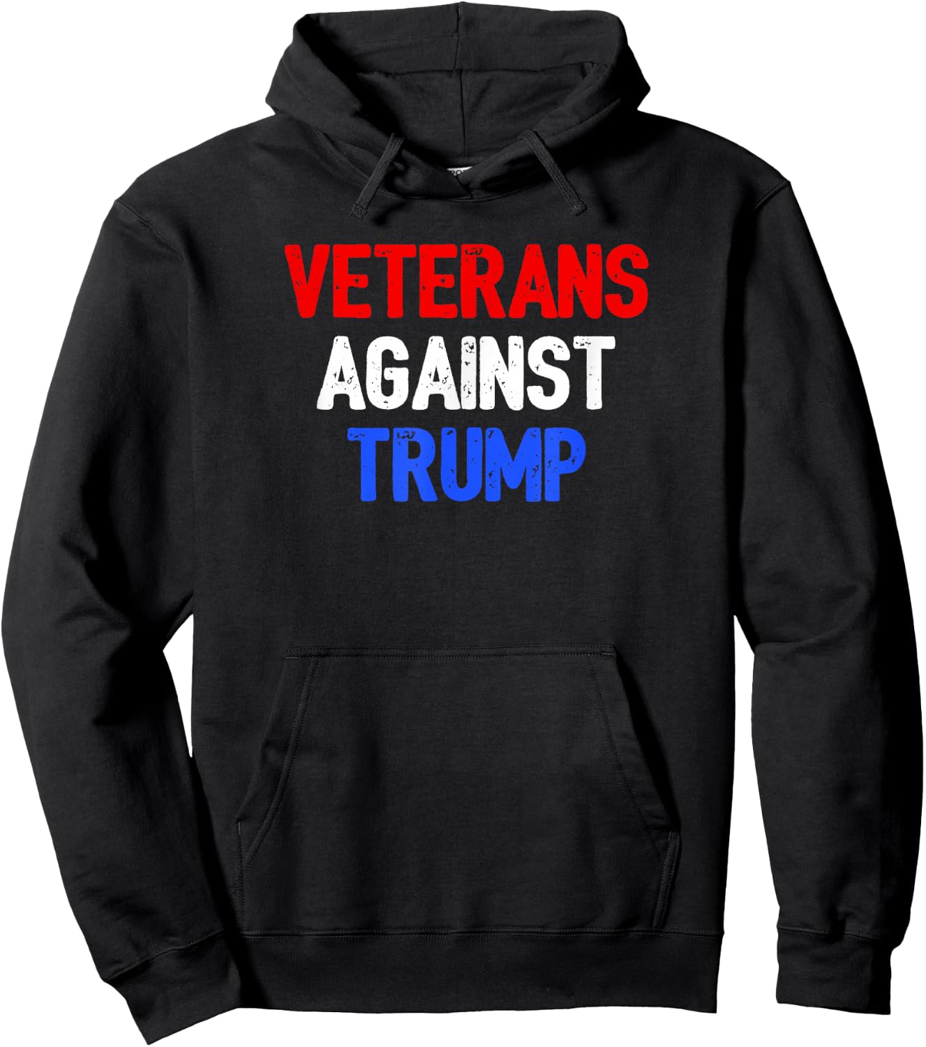 Veterans Against Donald Trump Hoodie - Hoodie | Black