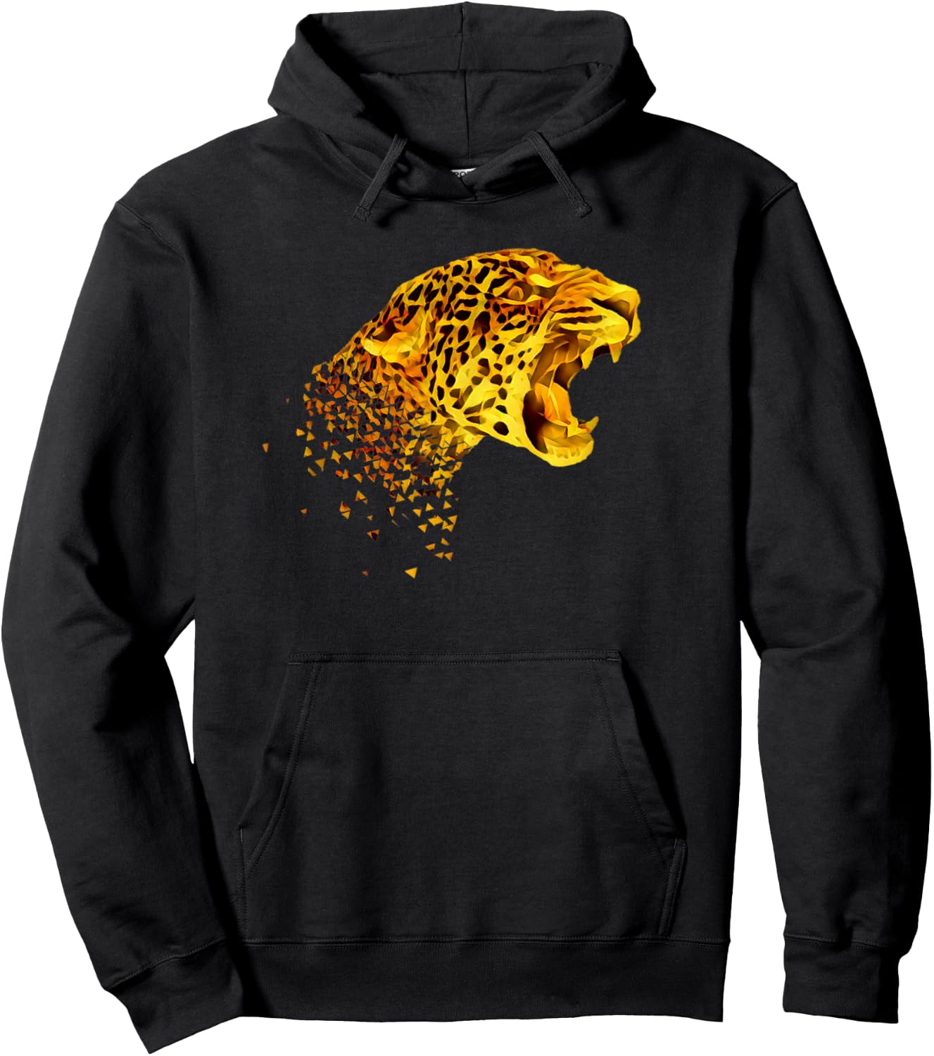 Jaguars Gold Mascot Design Jaguar Animal Hoodie - Hoodie | Black