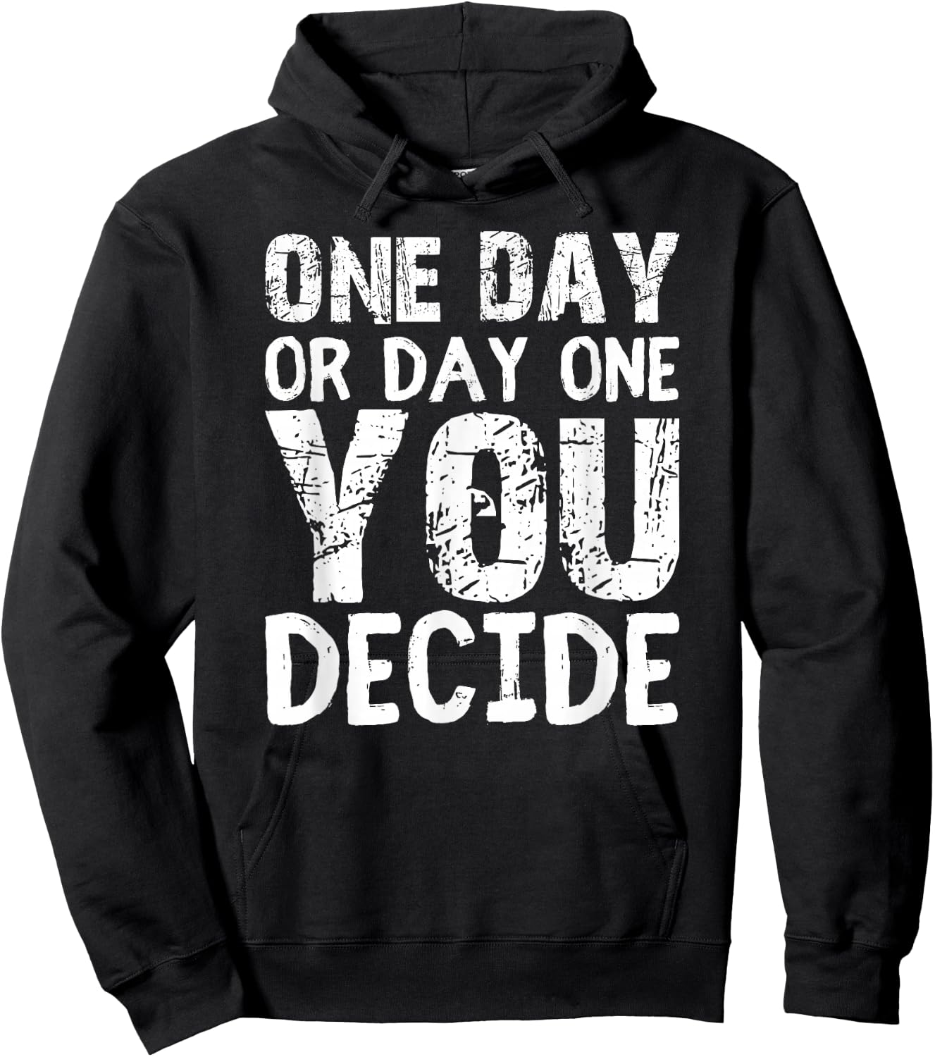 Motivational Speaker Shirt You Decide Motivational Workout Hoodie - Hoodie | Black