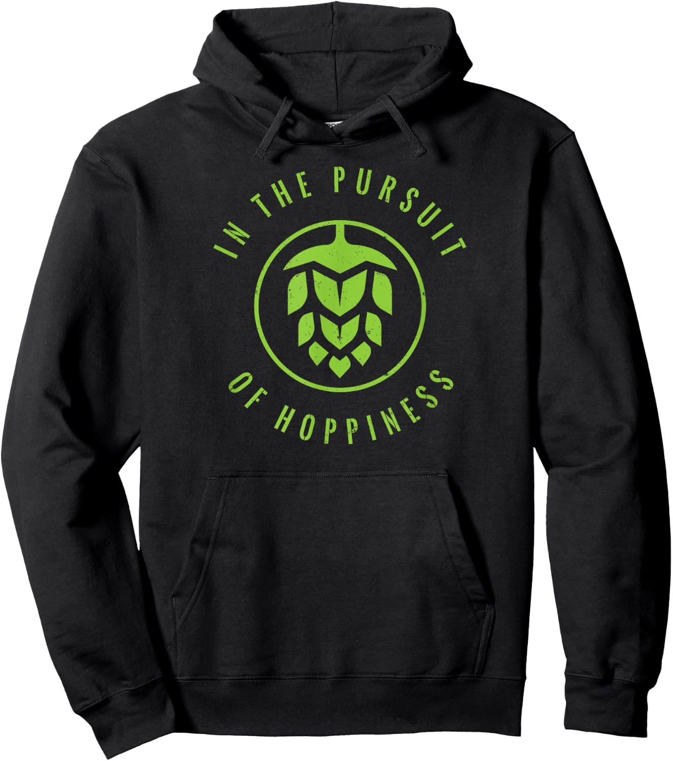 in The Pursuit of Hoppiness/IPA Craft Beer Hoodie - Hoodie | Black