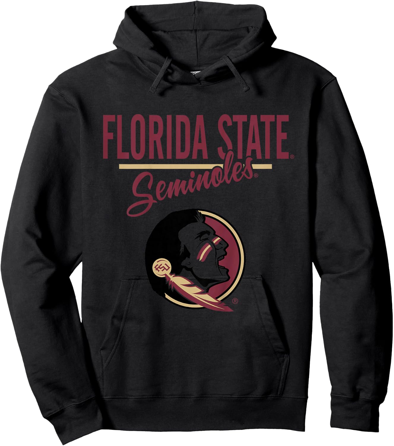 Kids Florida State Seminoles Kid's Mascot White Hoodie - Hoodie | Black