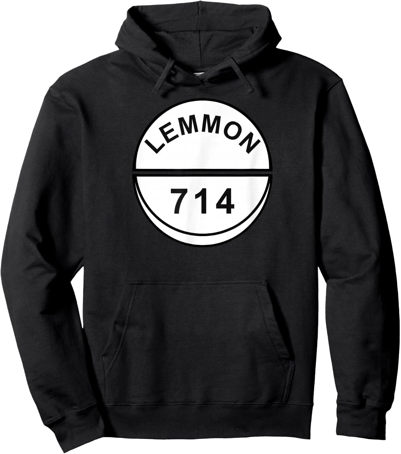 Lemmon 714 Retro 80s Rave Hoodie - Hoodie | Black
