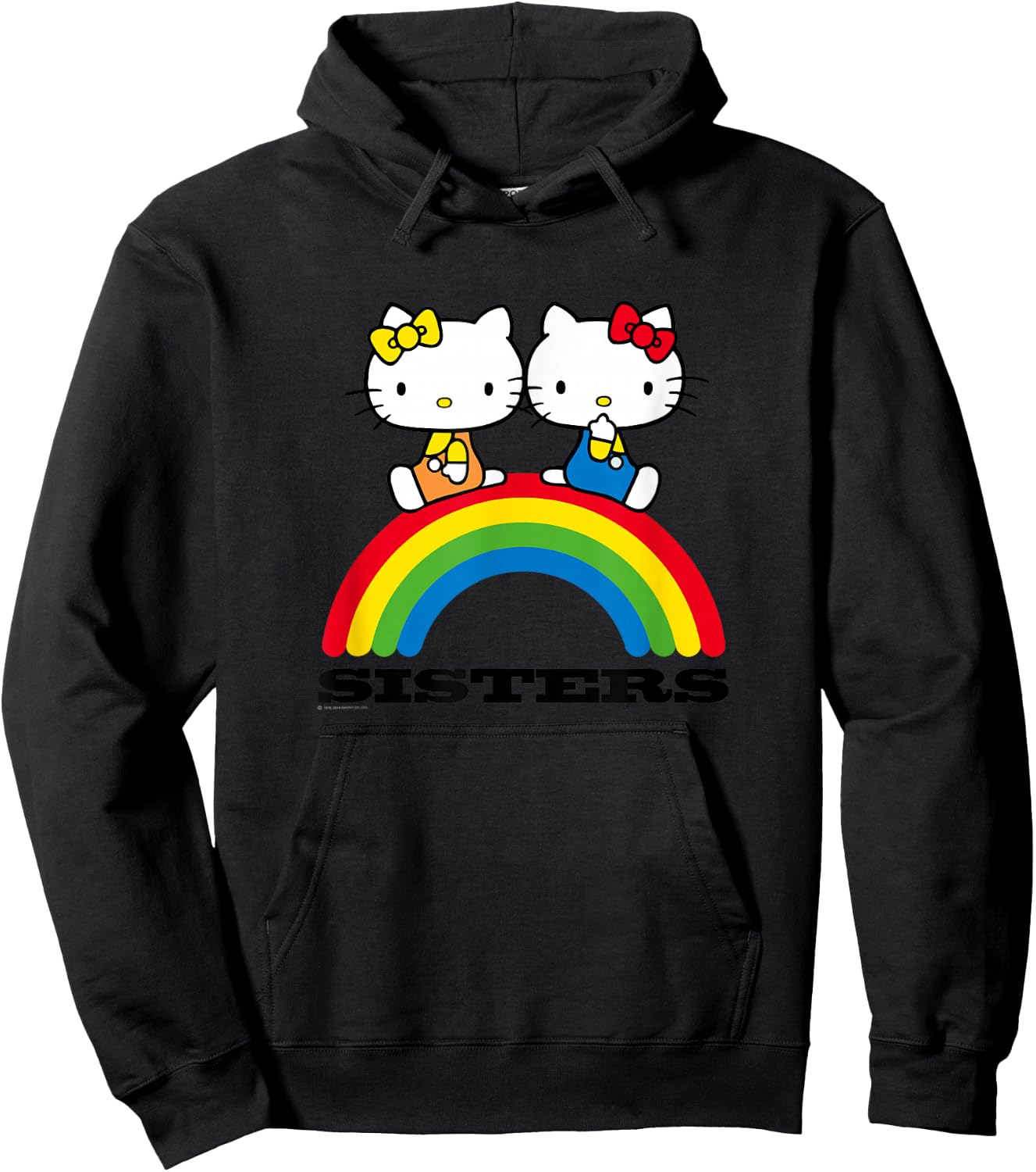 Hello Kitty and Mimmy Sisters Hoodie - Hoodie | Black