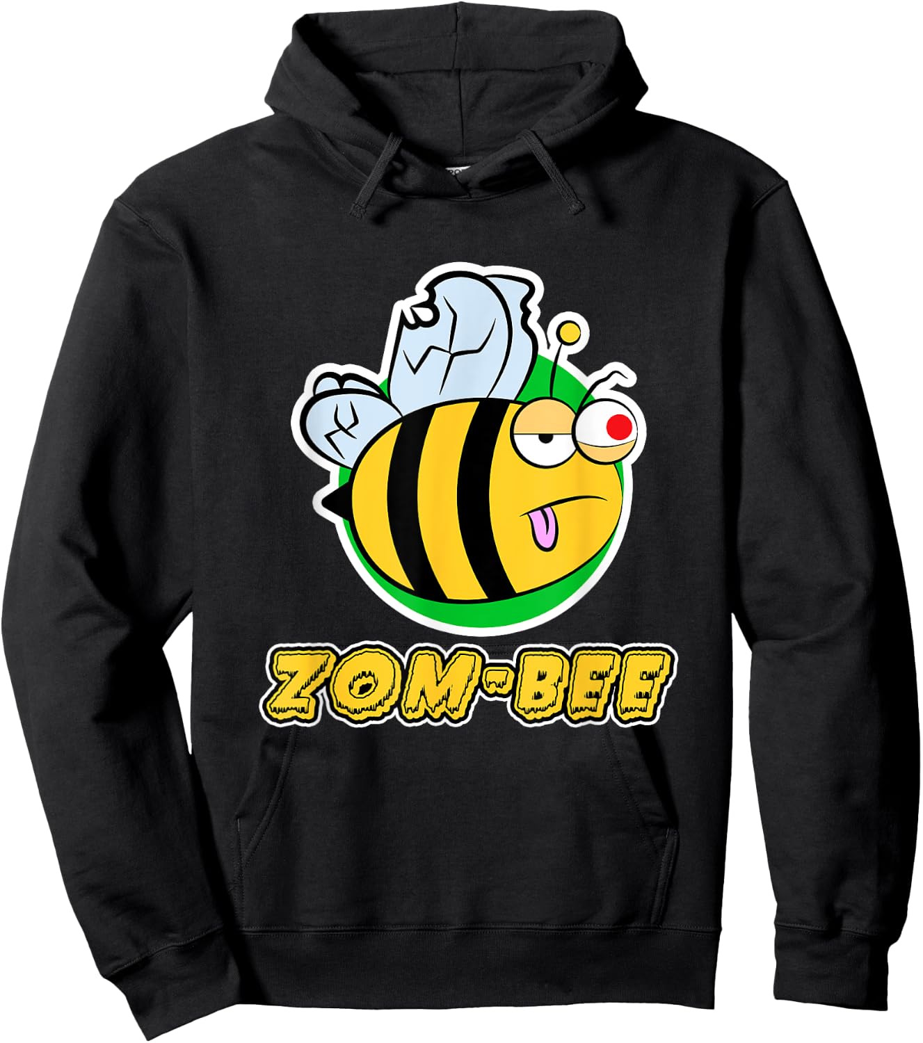 Zom-Bee for Beekeeper & Zombie Fans - Halloween Hoodie - Hoodie | Black