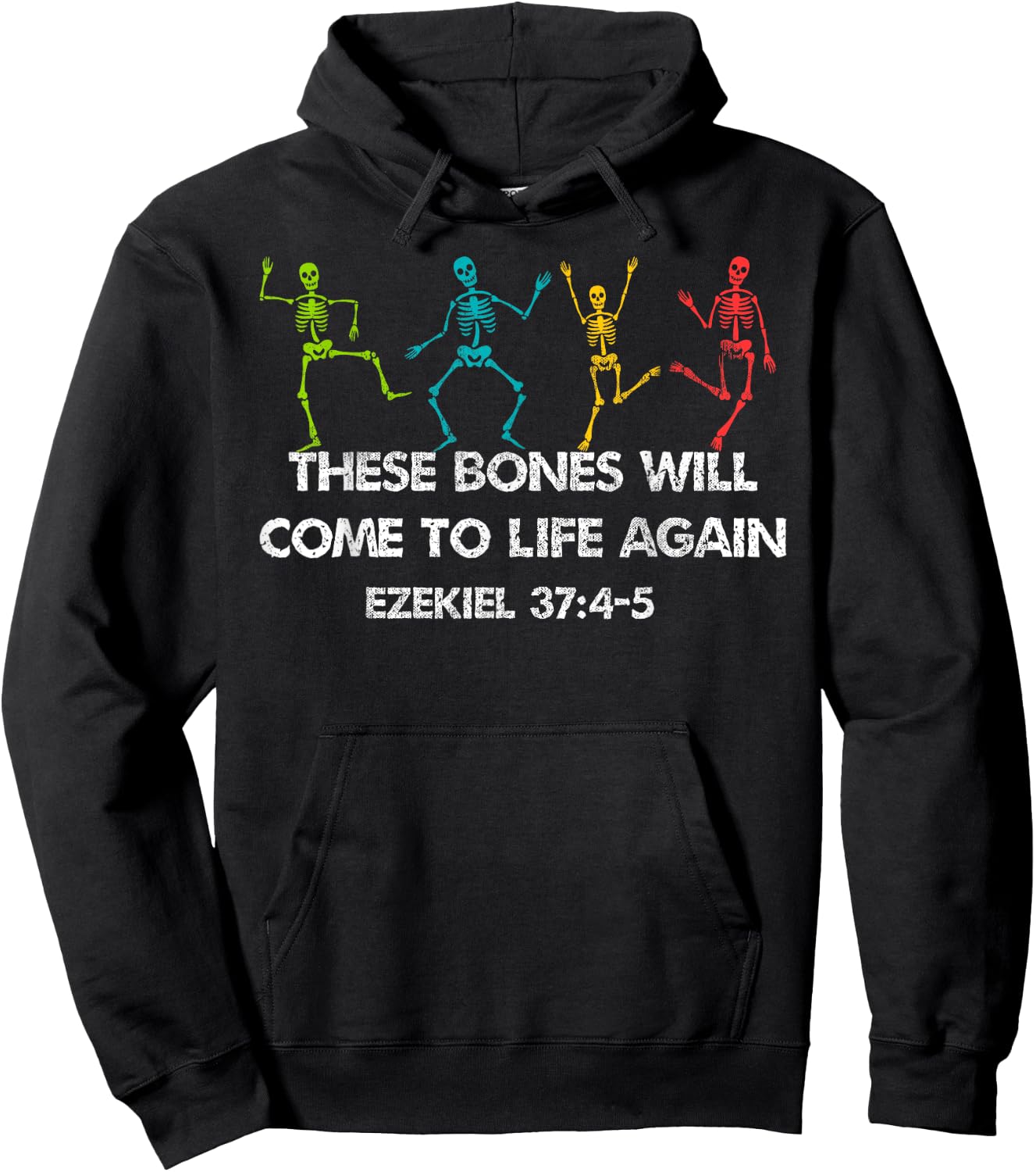 Christian Halloween Shirt Jesus Church Cross Bible Verse Hoodie - Hoodie | Black