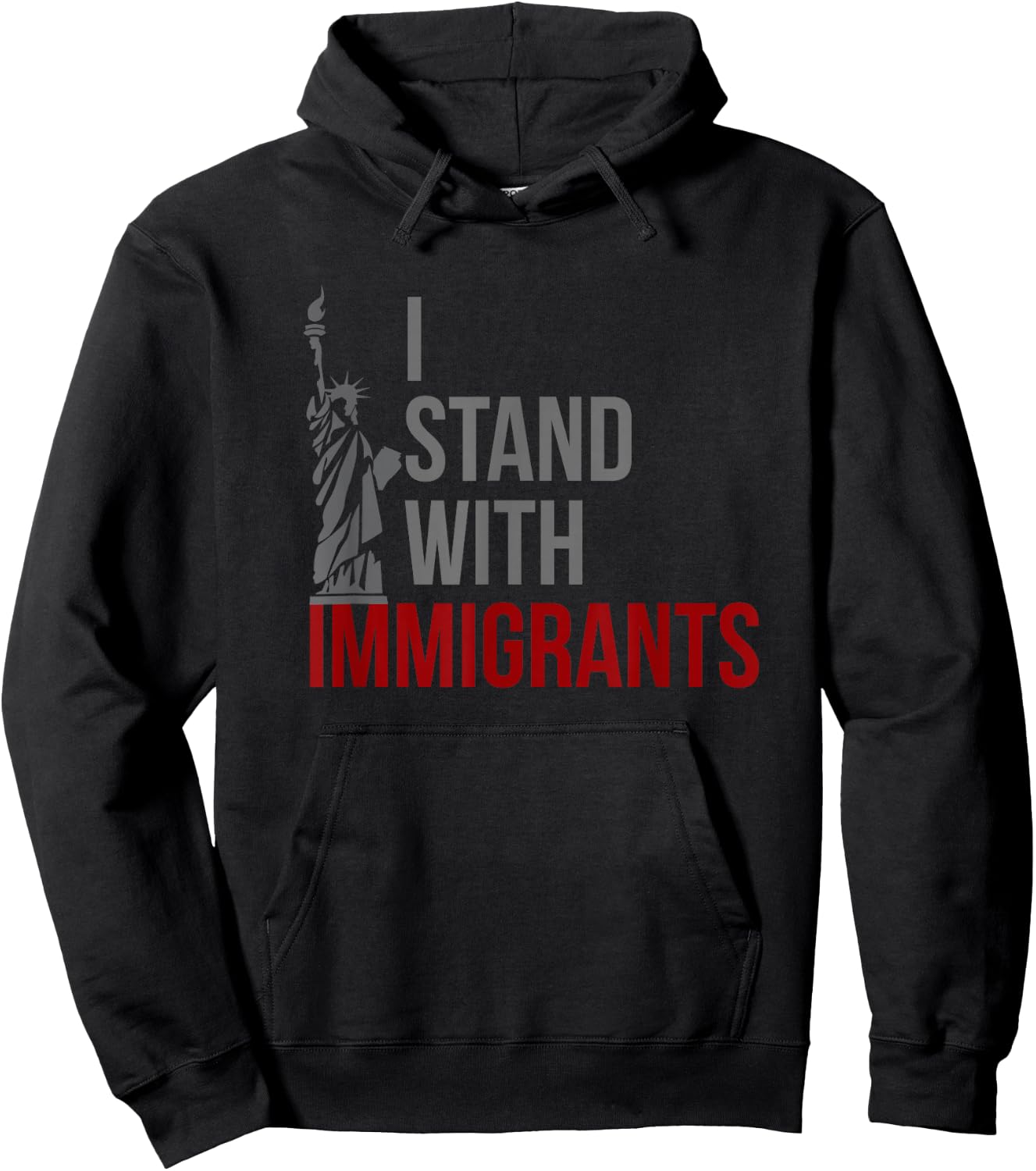 I Stand With Immigrants Defend DACA Anti Trump Hoodie - Hoodie | Black