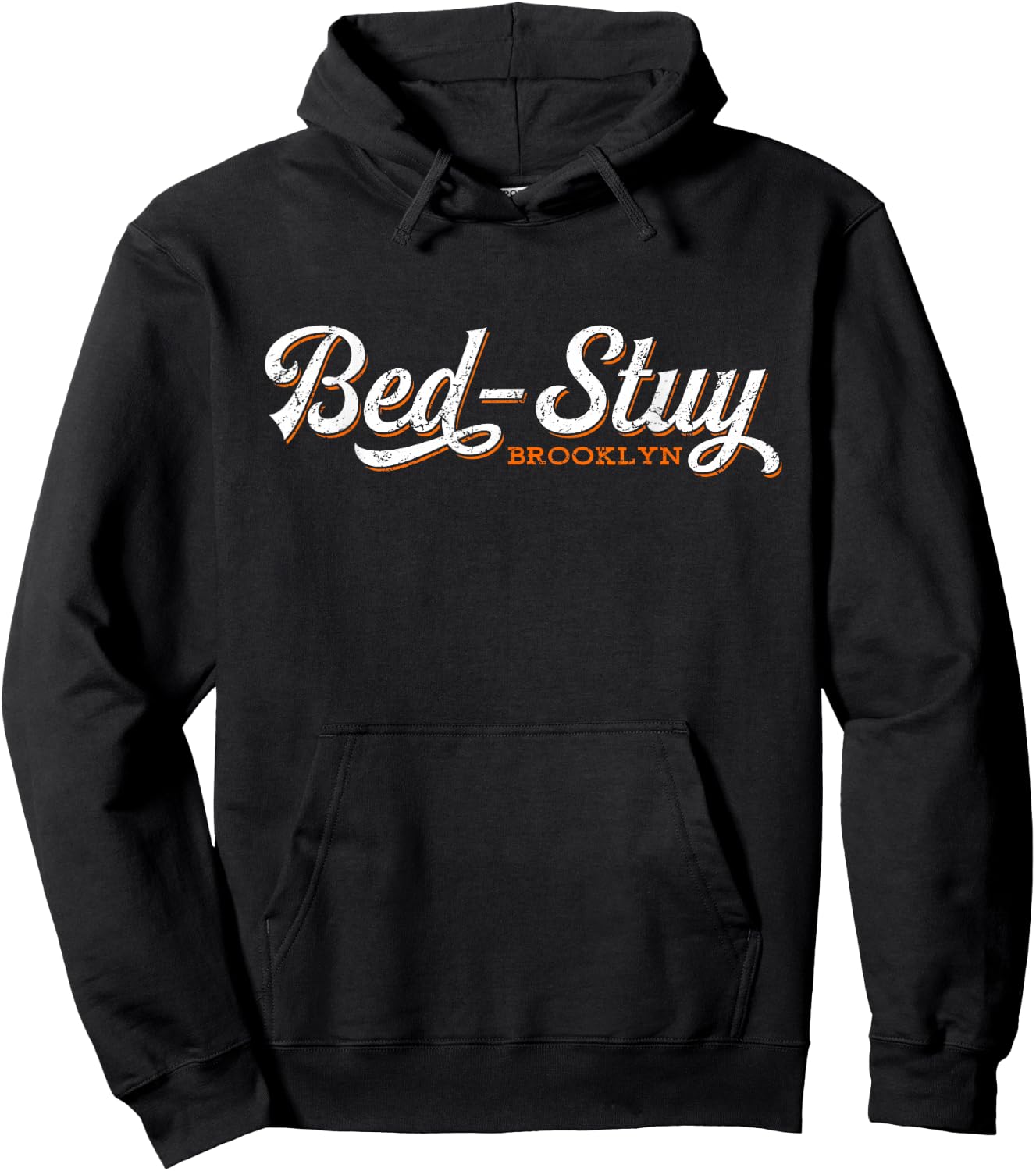 Bed Stuy | Retro Bedford Stuyvesant Brooklyn Hoodie - Hoodie | Black