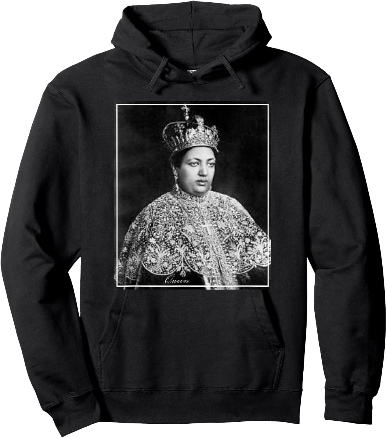 Ethiopian Empress Menen Asfaw Hoodie - Hoodie | Black